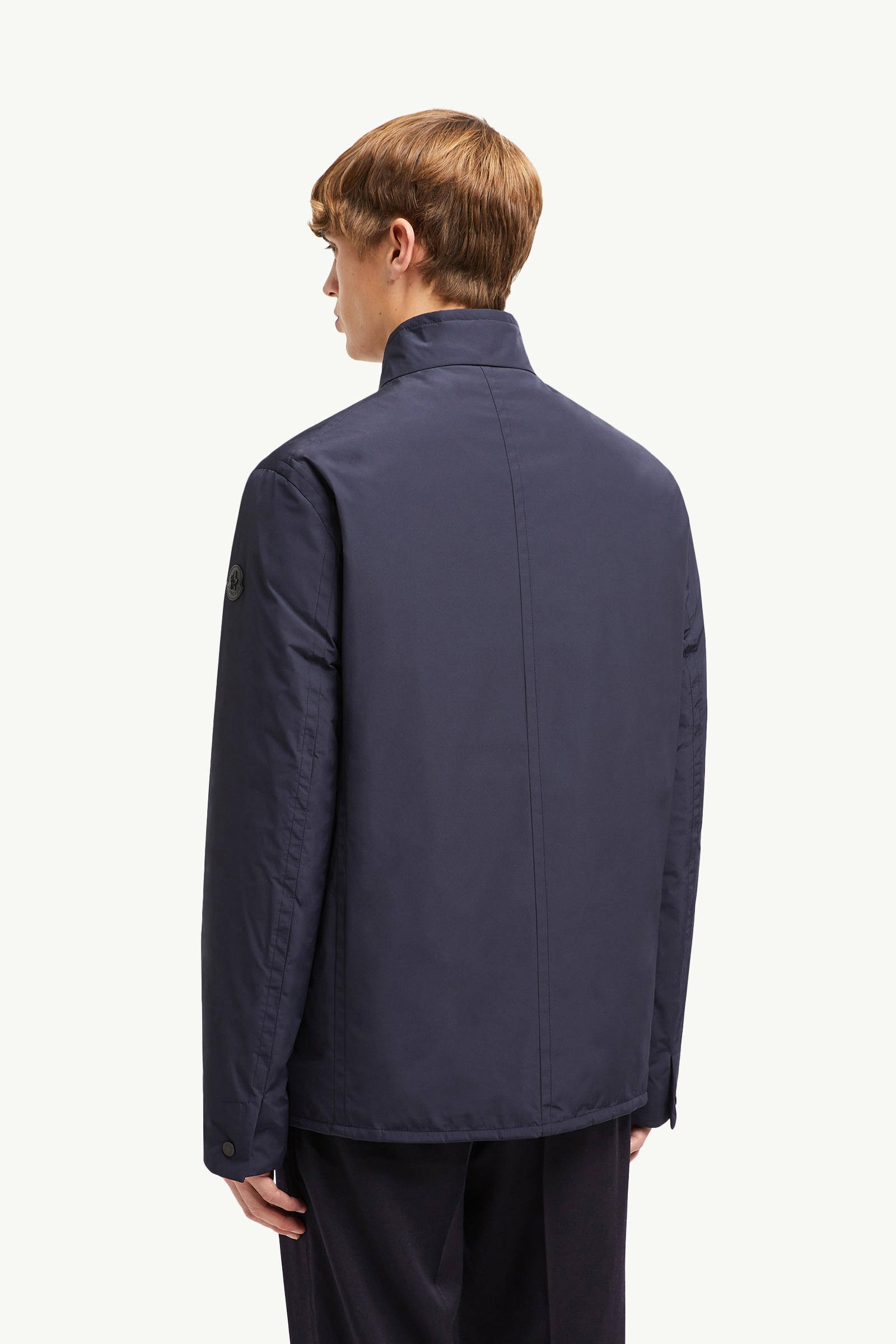Monges Down Shirt Jacket Men Navy Blue Moncler 4