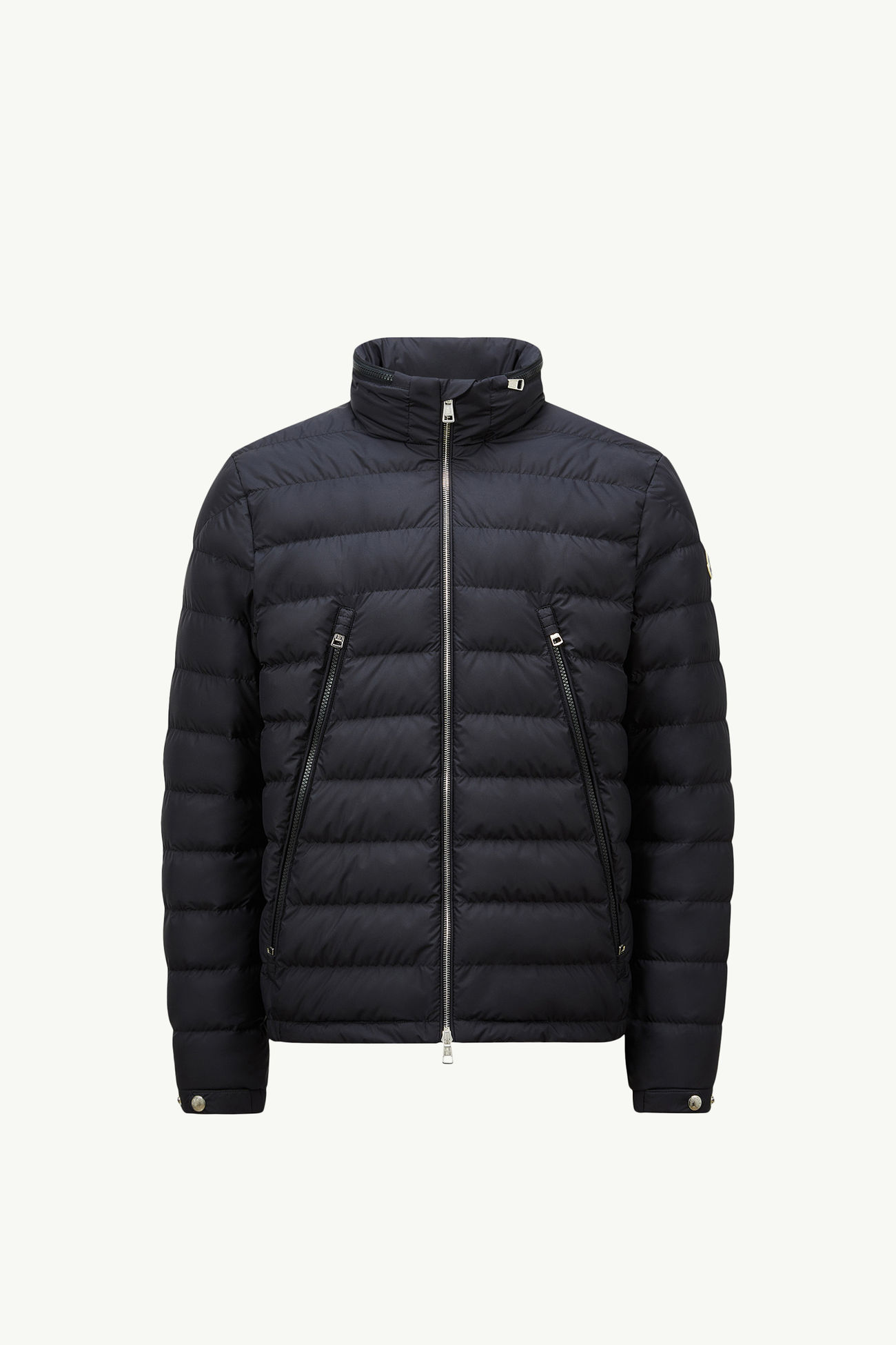 Alfit kurze Daunenjacke mit Kapuze Herren Navyblau Moncler 2