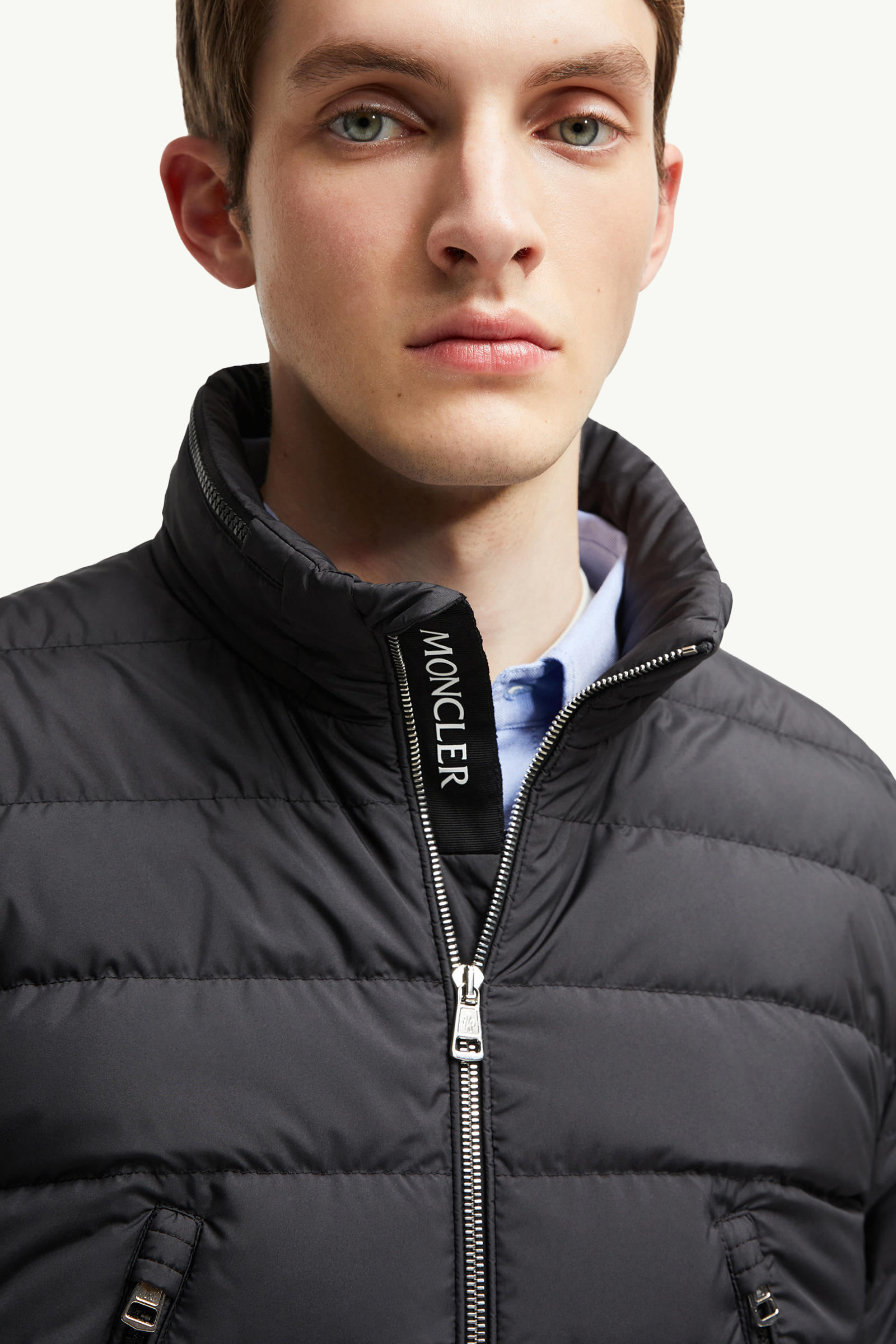 Alfit Hooded Short Down Jacket Men Black Moncler 1