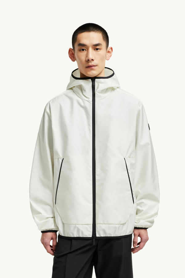 Granier Hooded Windbreaker Men White Ivory Moncler 3