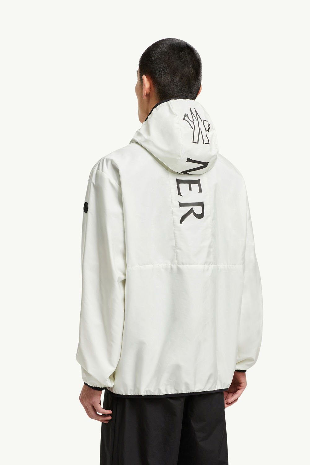 Granier Hooded Windbreaker Men White Ivory Moncler 4