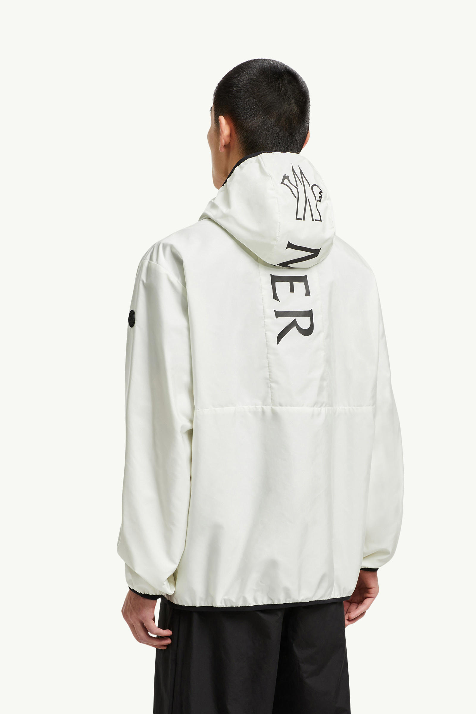Granier Hooded Windbreaker Men White Ivory Moncler 4