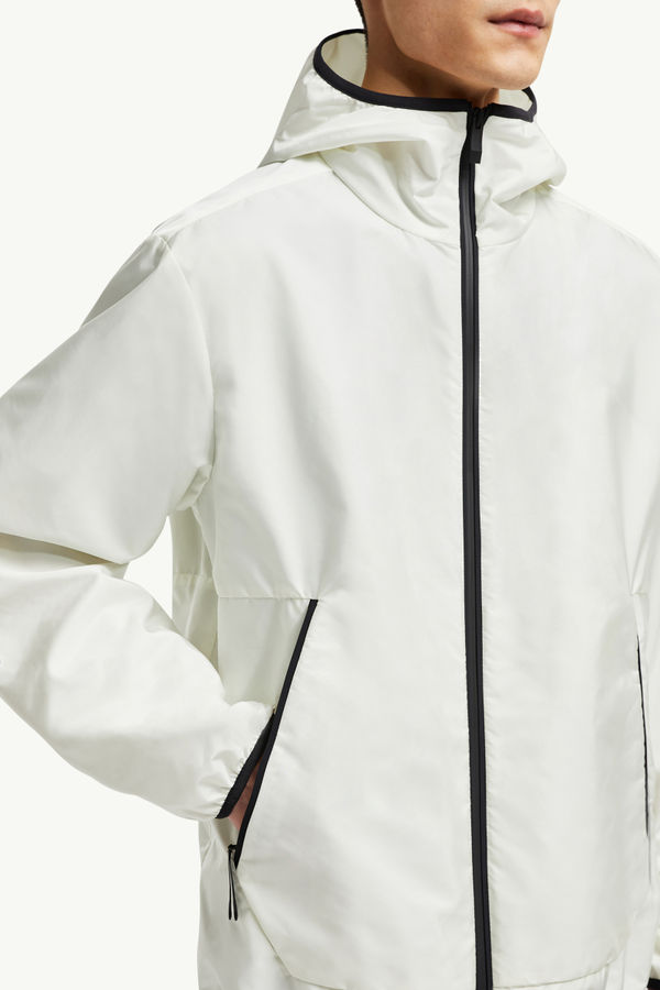 Granier Hooded Windbreaker Men White Ivory Moncler 5