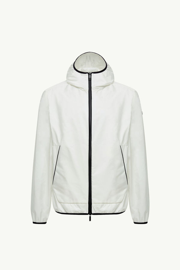 Granier Hooded Windbreaker Men White Ivory Moncler 2