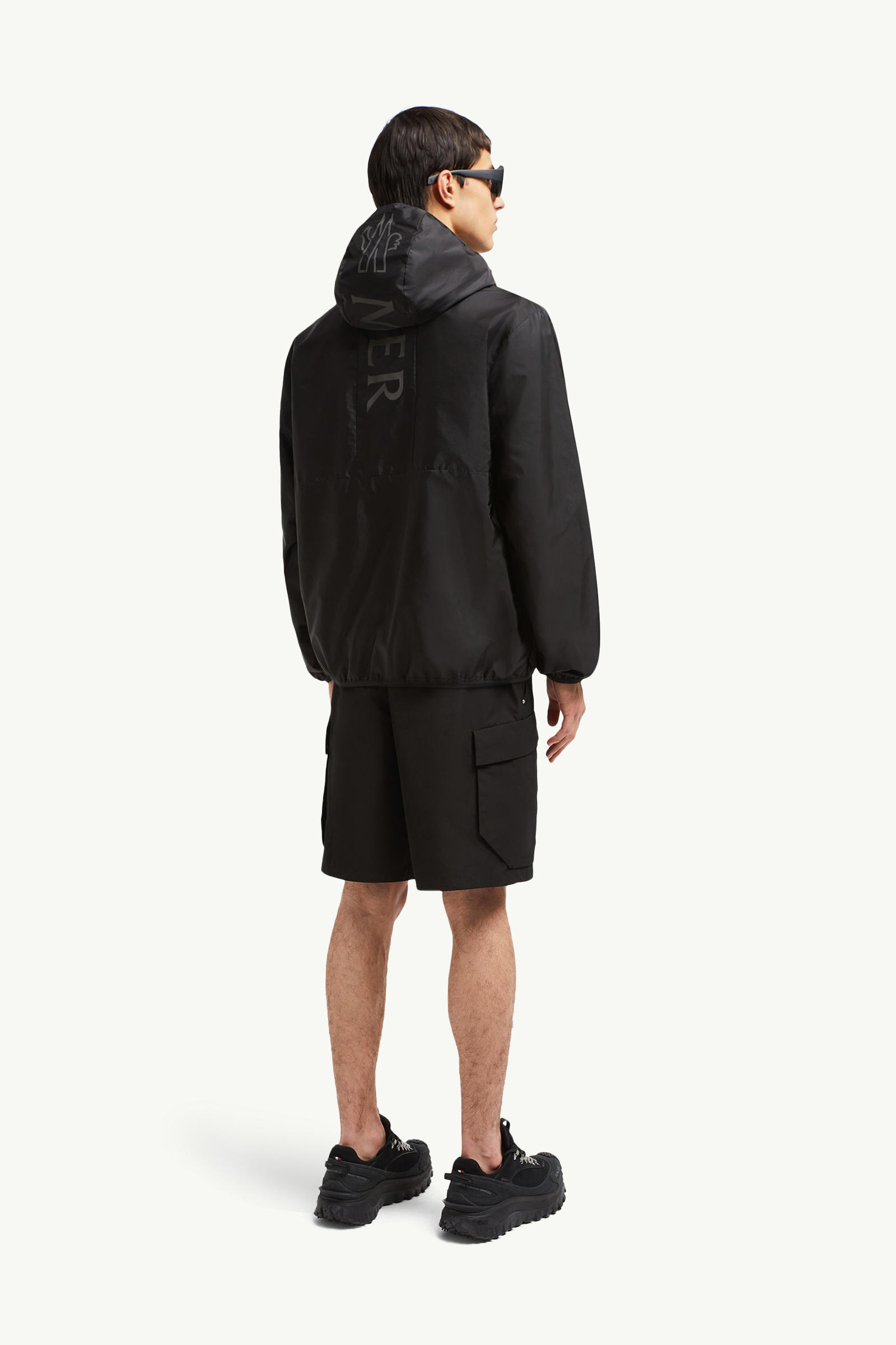 Granier男士连帽夹克外套 男士 黑色 Moncler 0