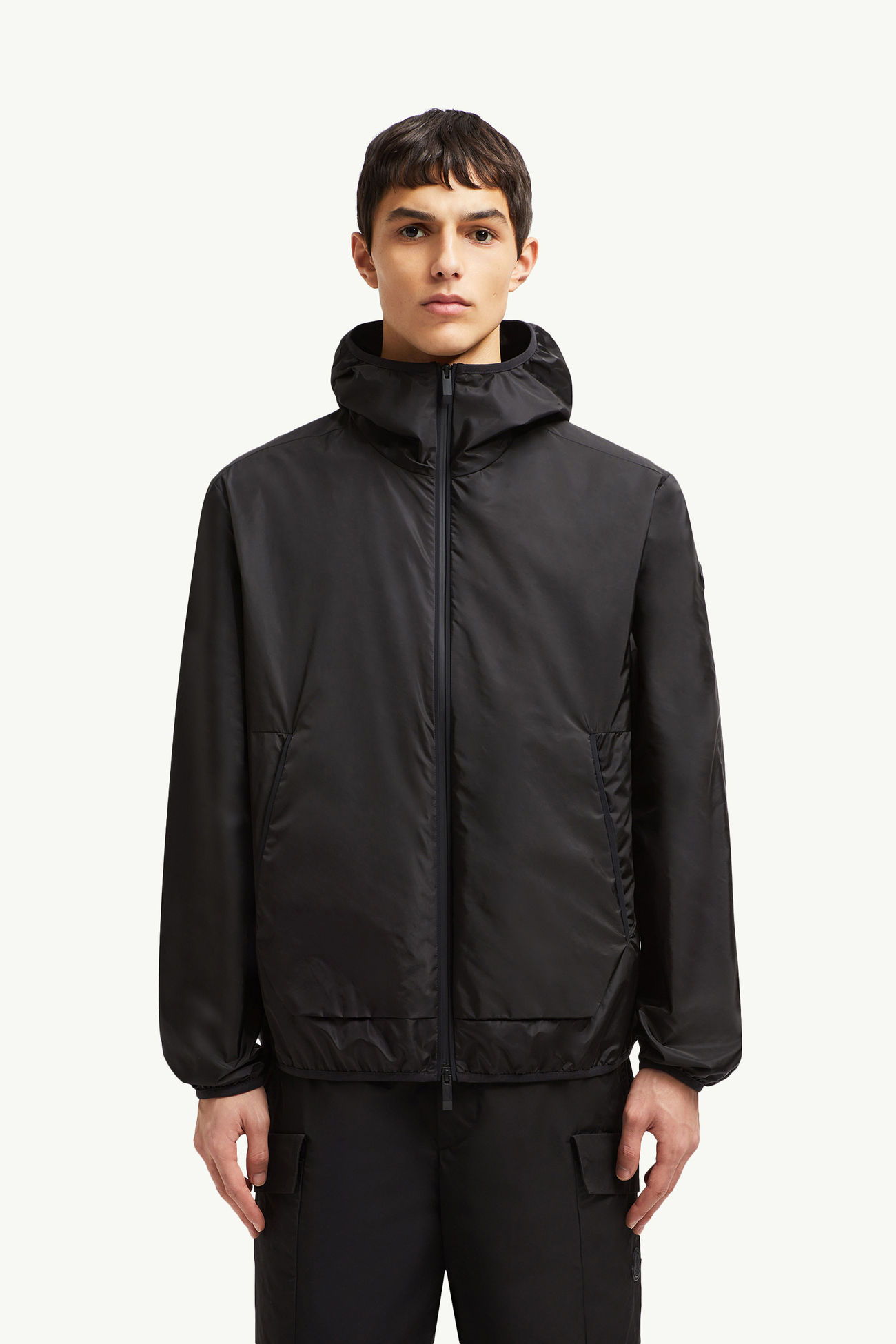 Granier男士连帽夹克外套 男士 黑色 Moncler 3