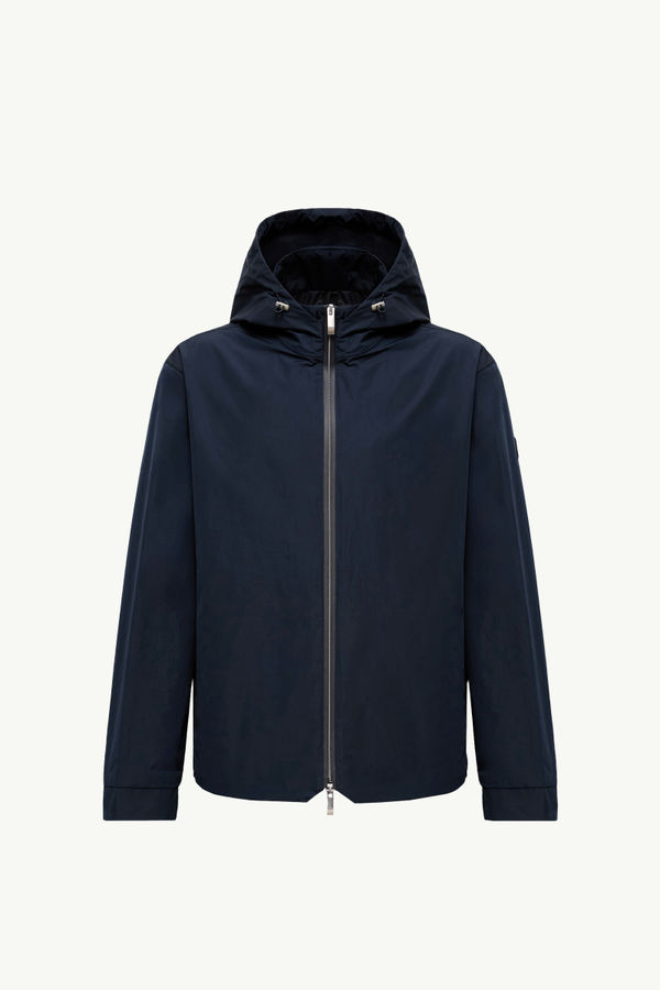 Lacha Hooded Windbreaker Men Navy Blue Moncler 2