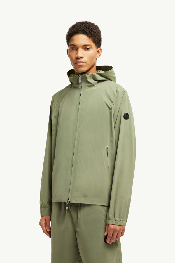 Chalvine Hooded Jacket Men Sage Green Moncler 3