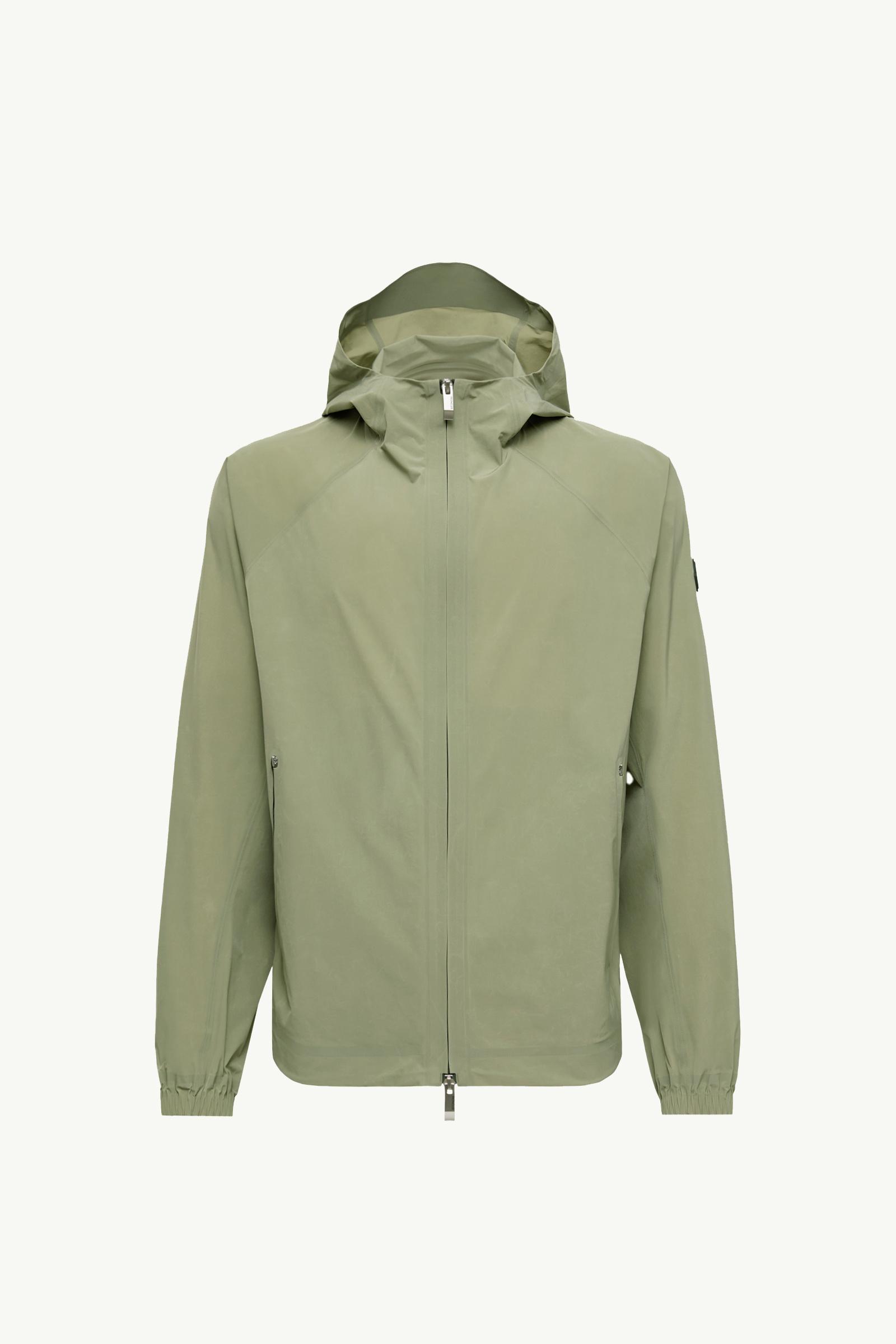 Sage Green Chalvine Hooded Jacket - Windbreakers & Raincoats for