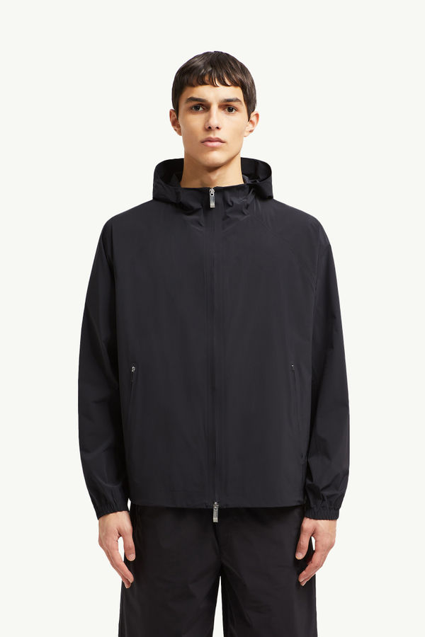 Chalvine Hooded Jacket Men Black Moncler 3