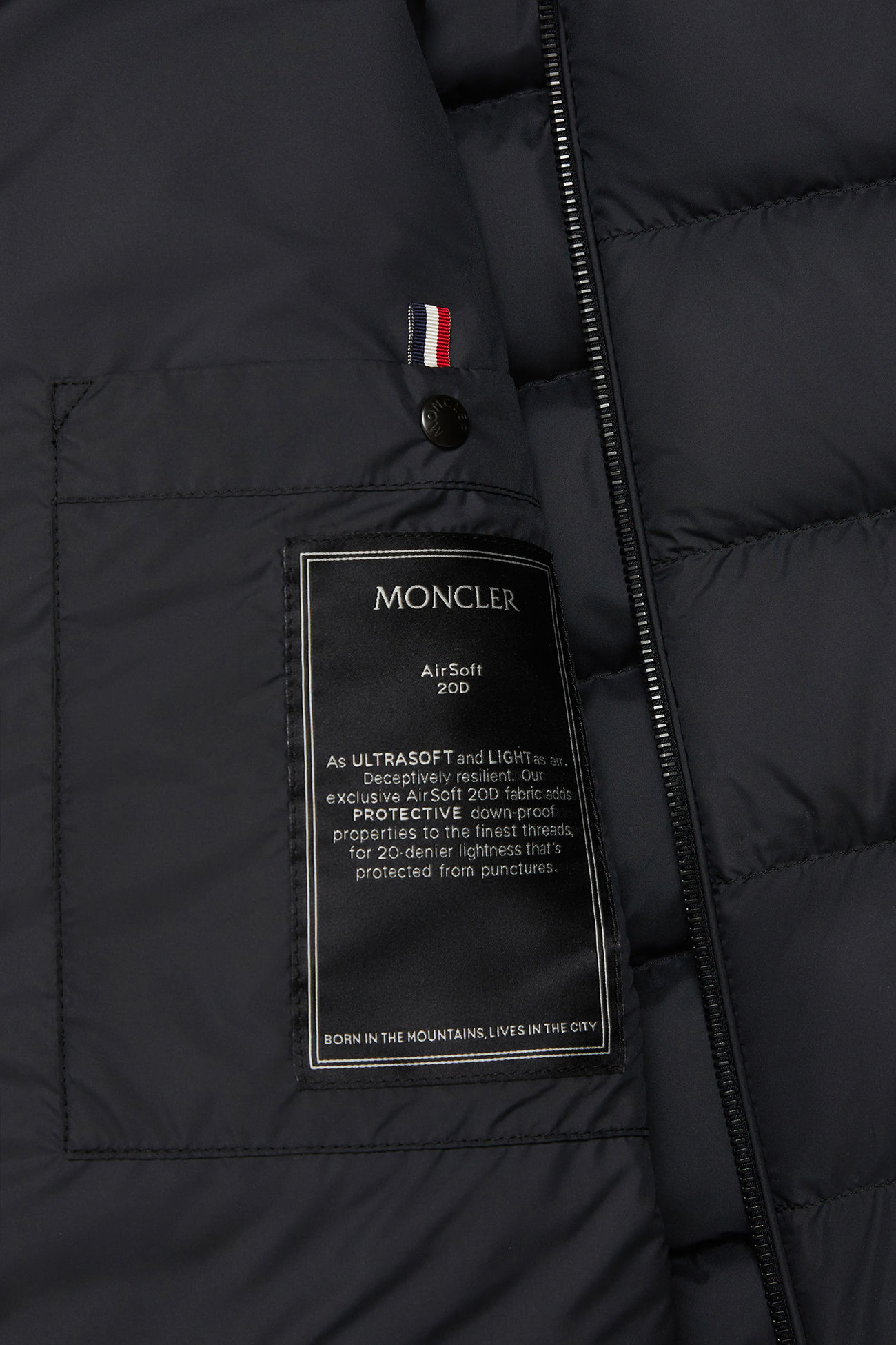 Arcalod菱形絎縫羽絨背心 男士 黑色 Moncler 8