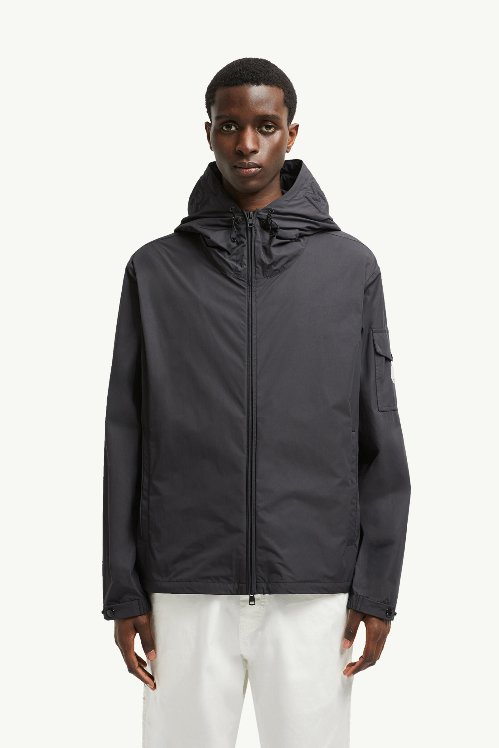 Sassiere Hooded Jacket Men Black Moncler 3
