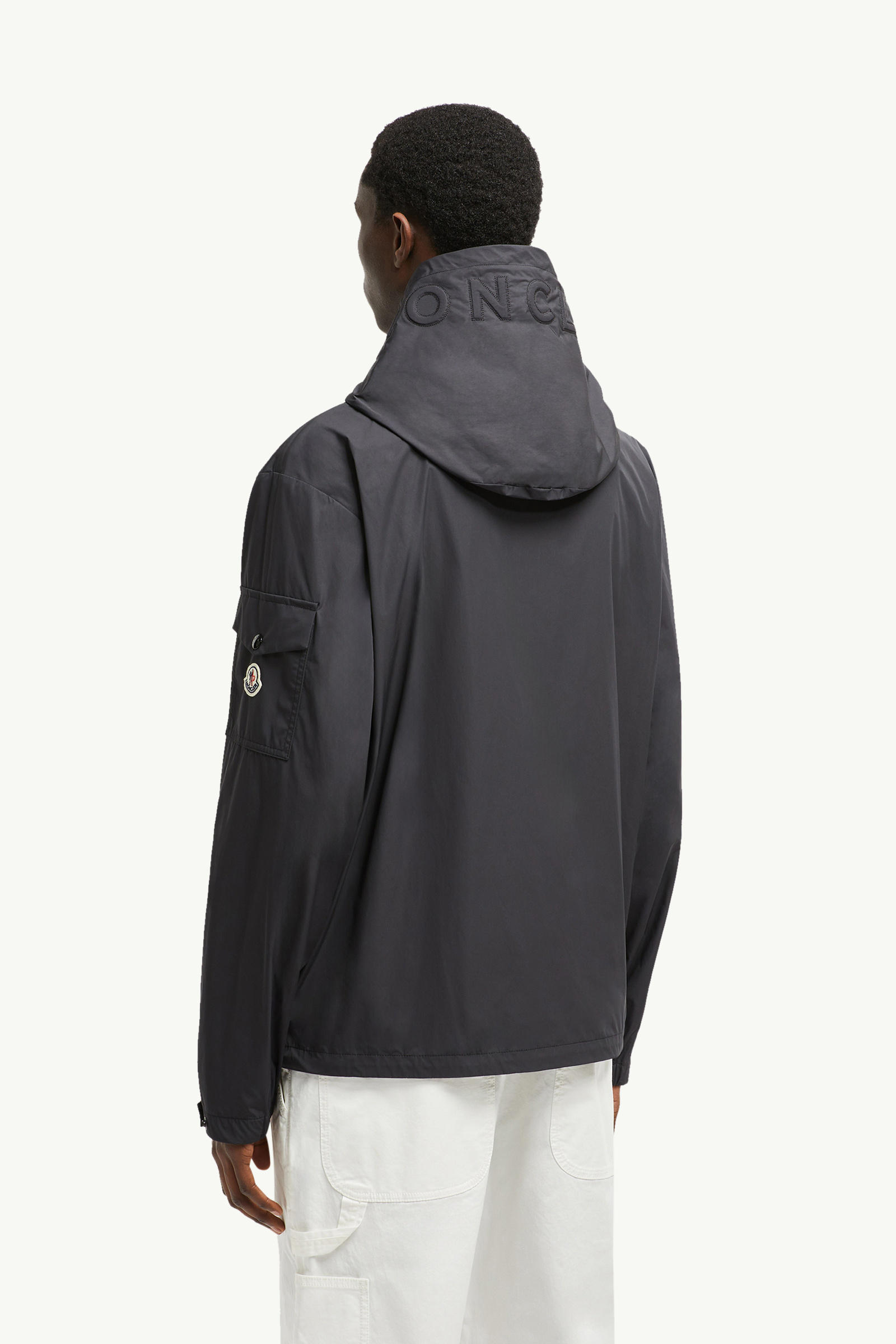 Sassiere Hooded Jacket Men Black Moncler 4