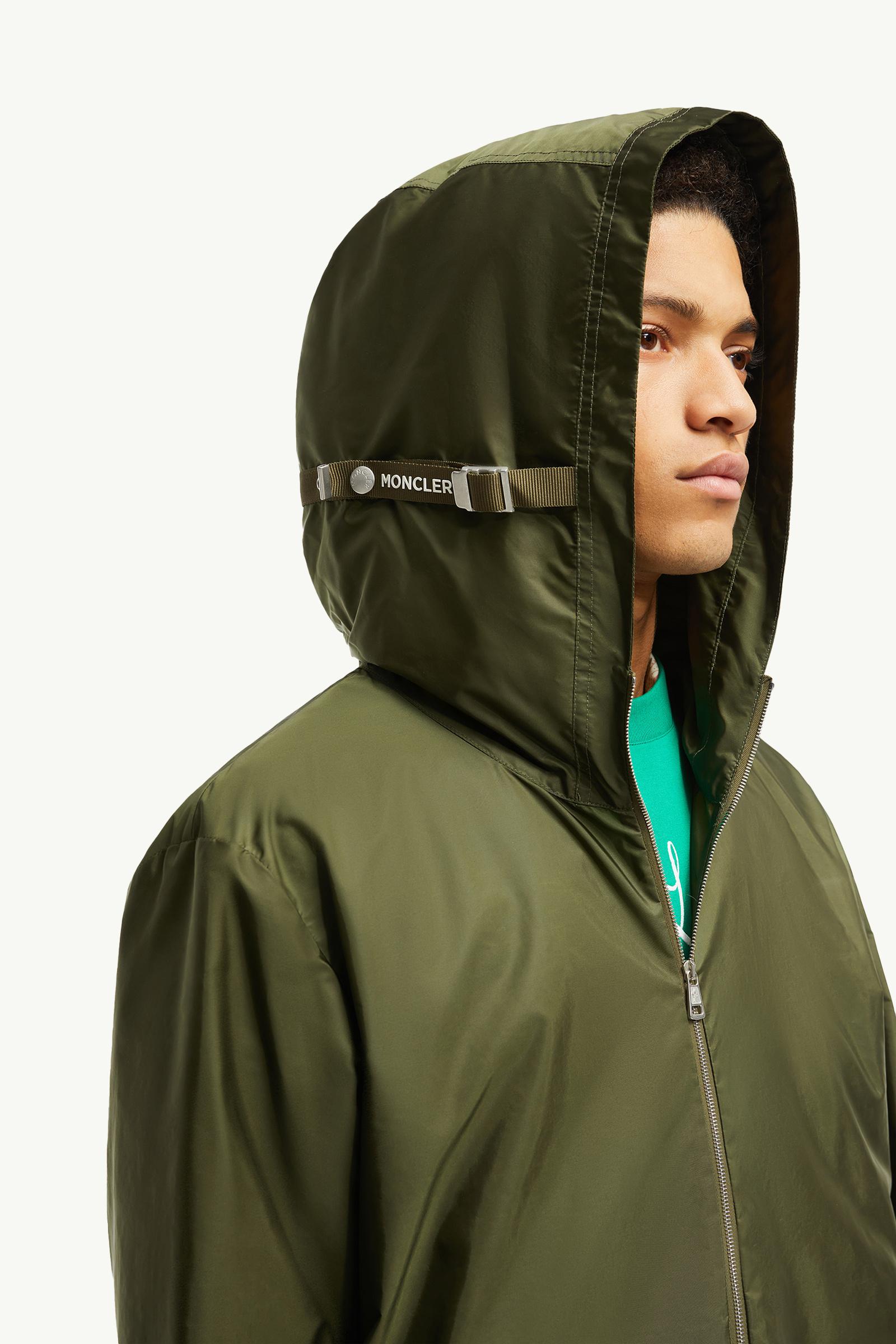 Remoray Hooded Windbreaker Men Olive Green Moncler 1