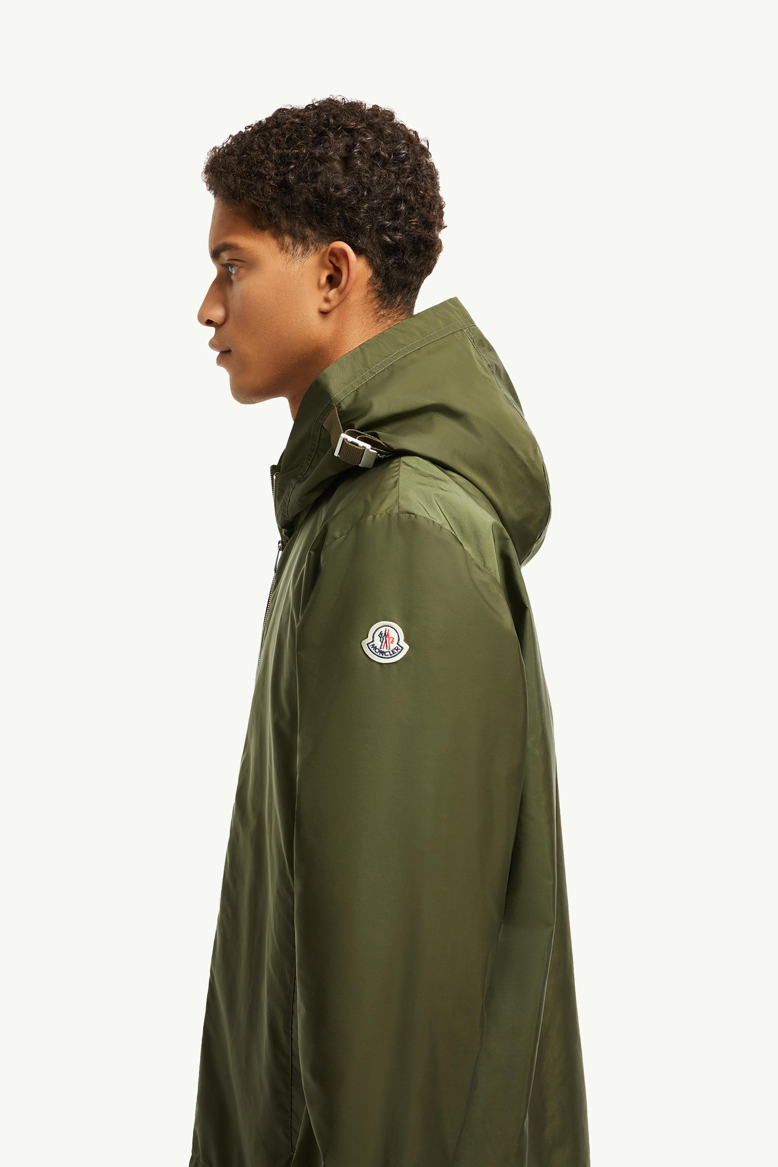 Remoray Hooded Windbreaker Men Olive Green Moncler 6