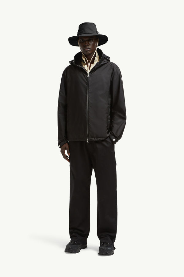 Remoray Hooded Windbreaker Men Black Moncler 0