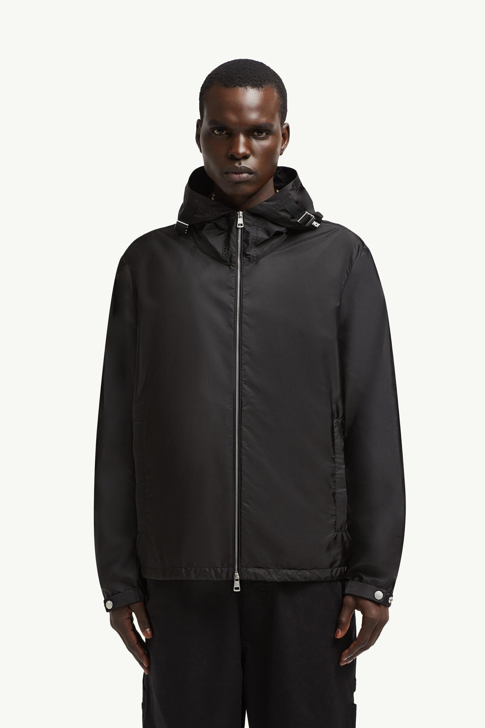 Remoray Hooded Windbreaker Men Black Moncler 3