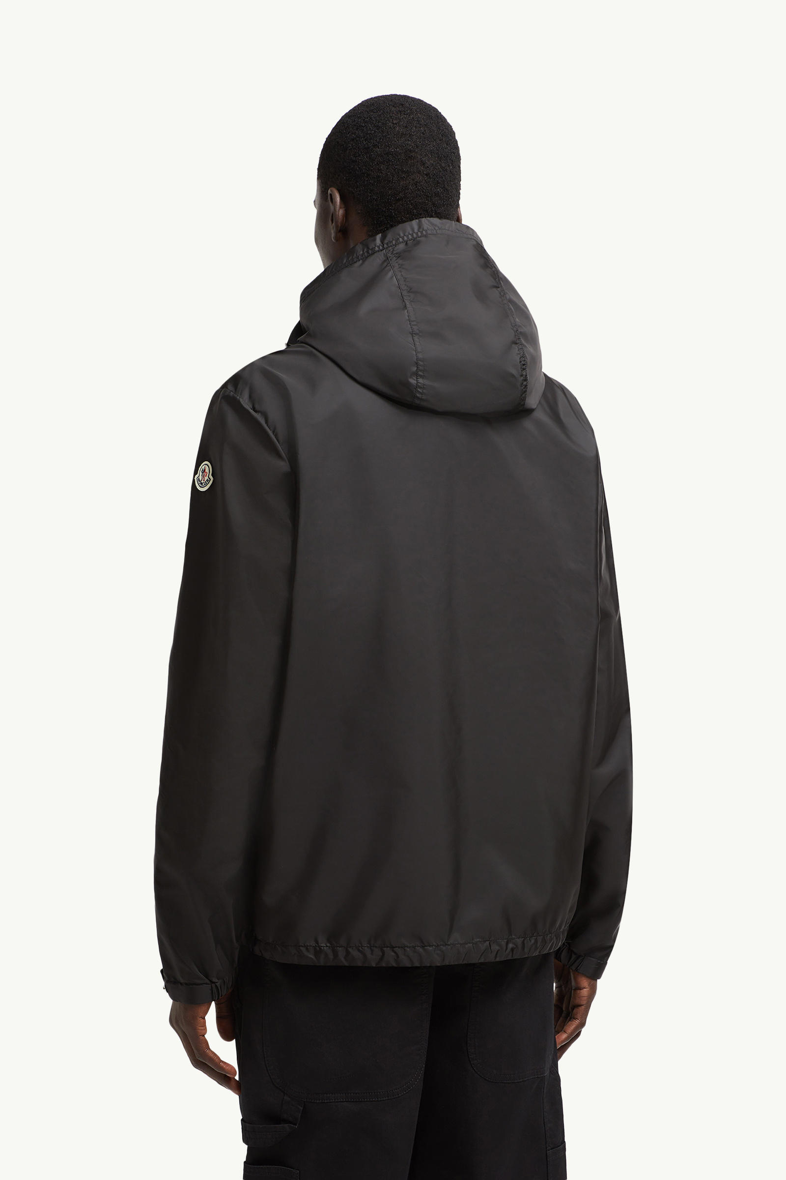 Remoray Hooded Windbreaker Men Black Moncler 4
