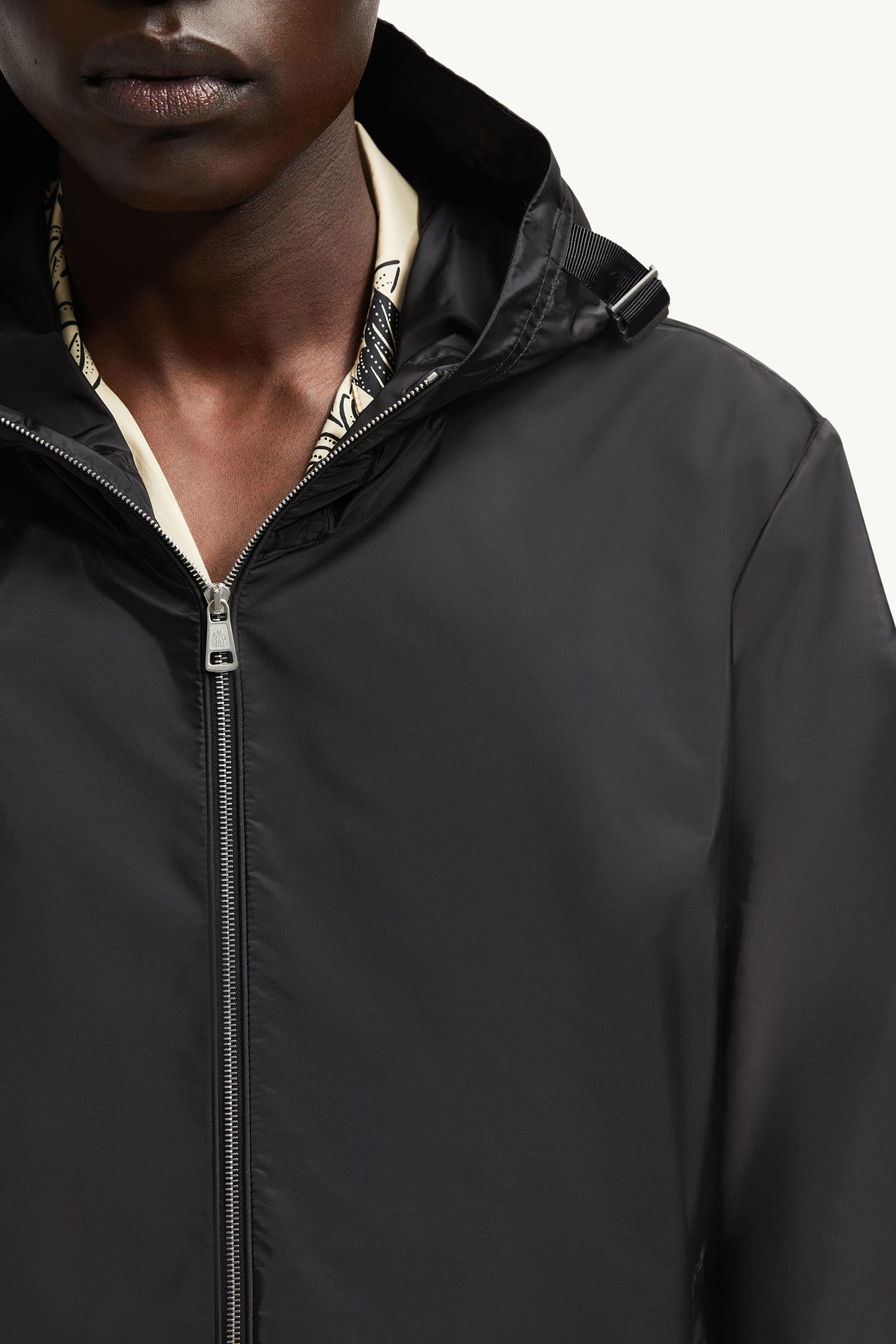 Remoray Hooded Windbreaker Men Black Moncler 5