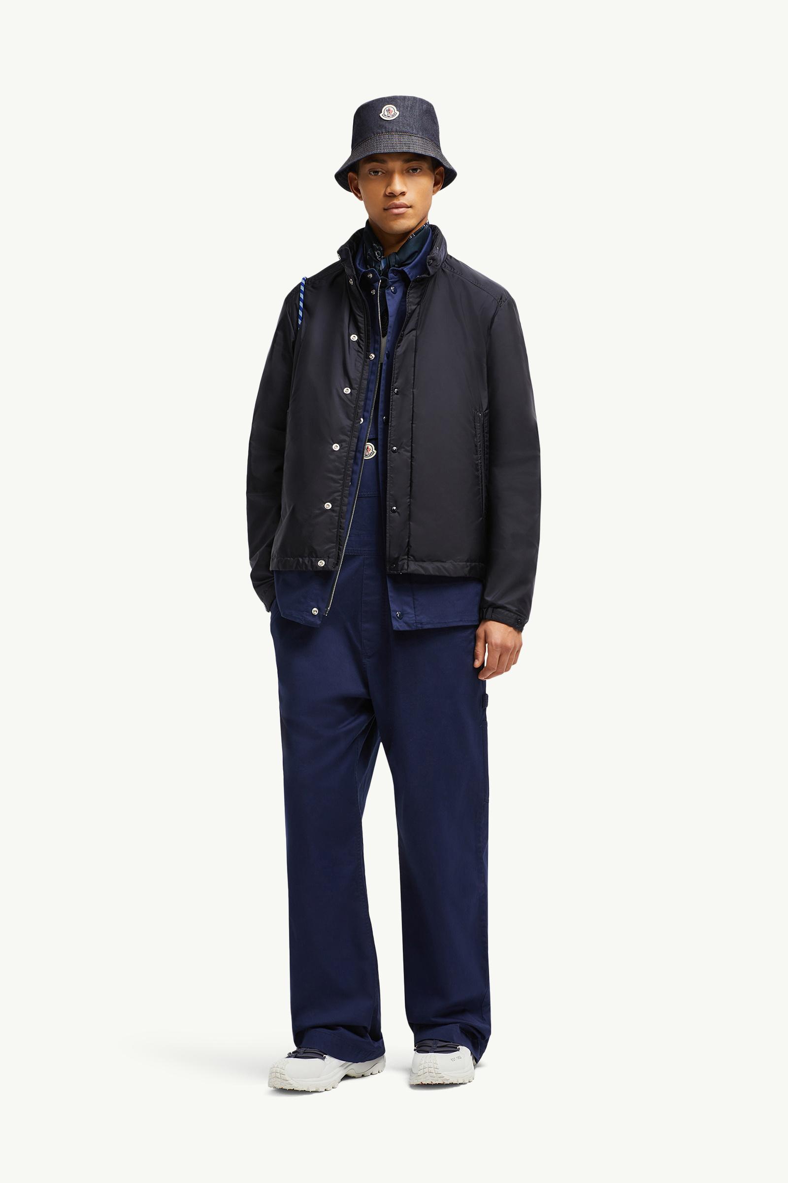 Navy Blue Montriond Hooded Windbreaker - Windbreakers