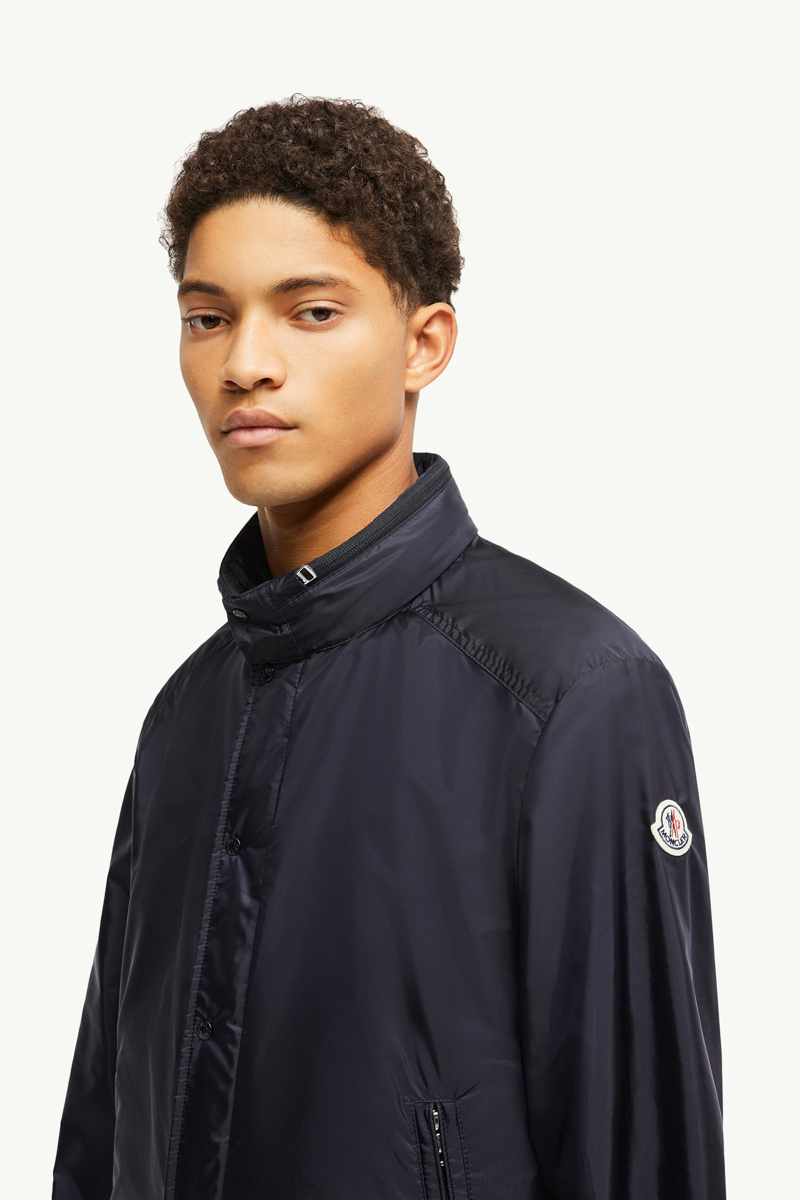 Montriond Hooded Windbreaker Men Navy Blue Moncler 1