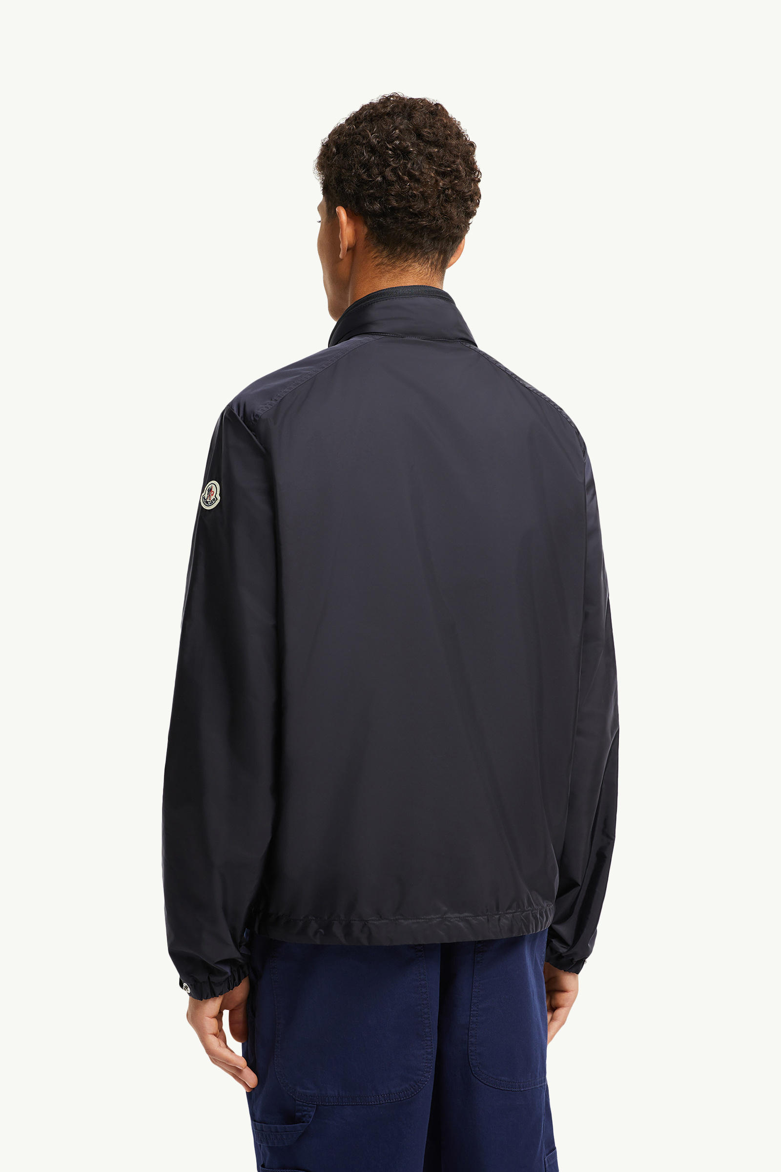 Montriond Hooded Windbreaker Men Navy Blue Moncler 4