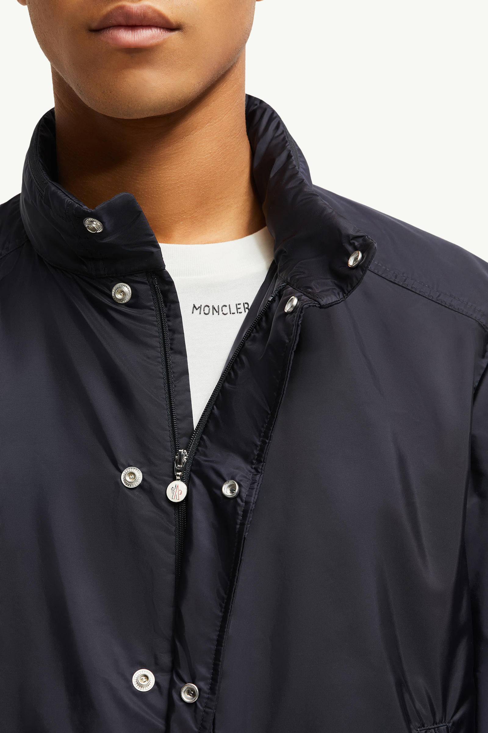 Montriond Hooded Windbreaker Men Navy Blue Moncler 5