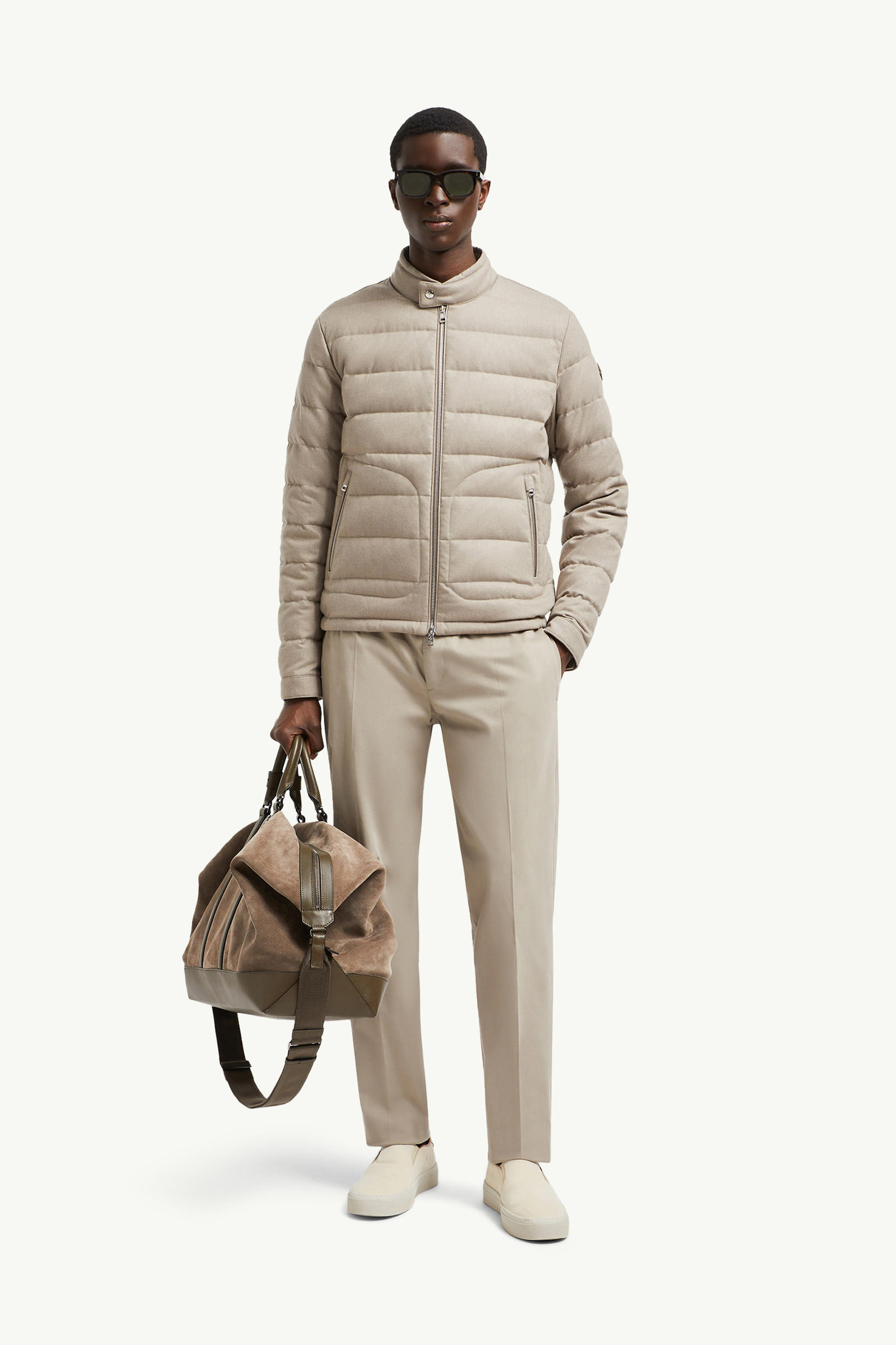 Acorus Cashmere Short Down Jacket Men Brown Moncler 0