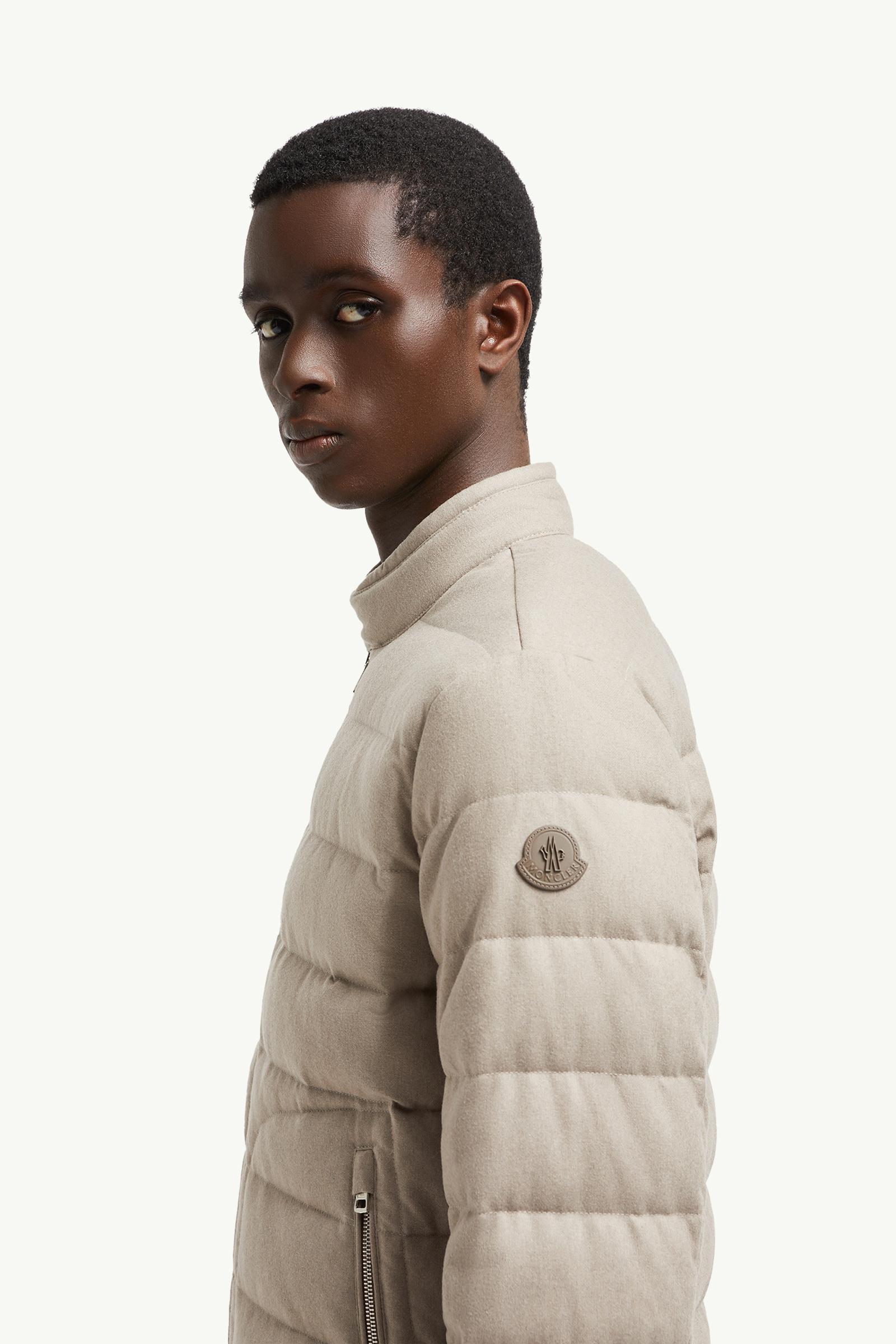Acorus Cashmere Short Down Jacket Men Brown Moncler 1