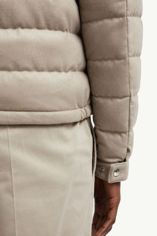 Acorus Cashmere Short Down Jacket Men Brown Moncler 6