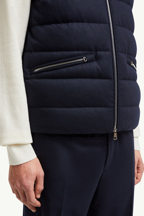 Doudoune sans manches Gallienne Hommes Bleu Moncler 5