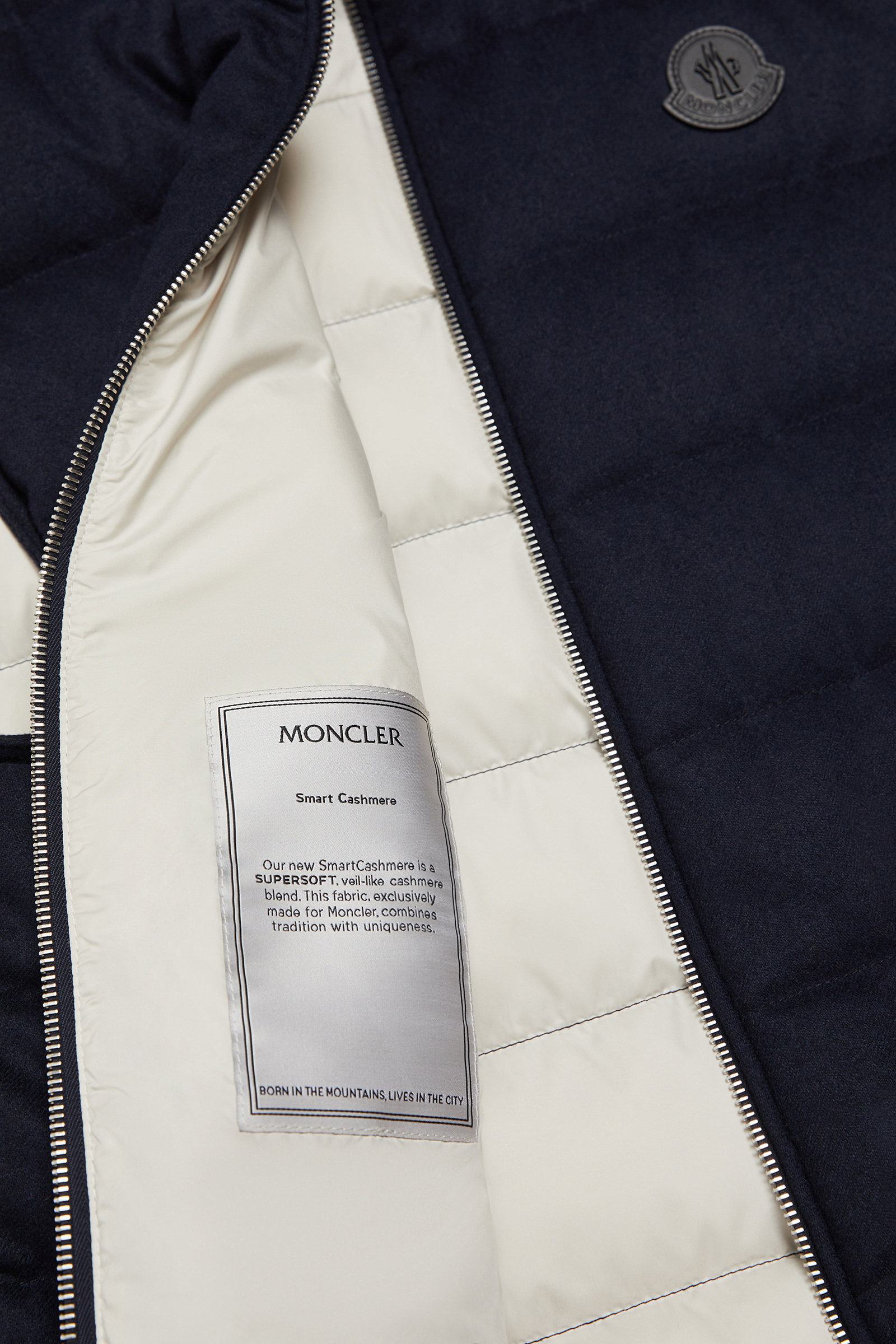 Gallienne羊絨羽絨背心 男士 藍色 Moncler 6