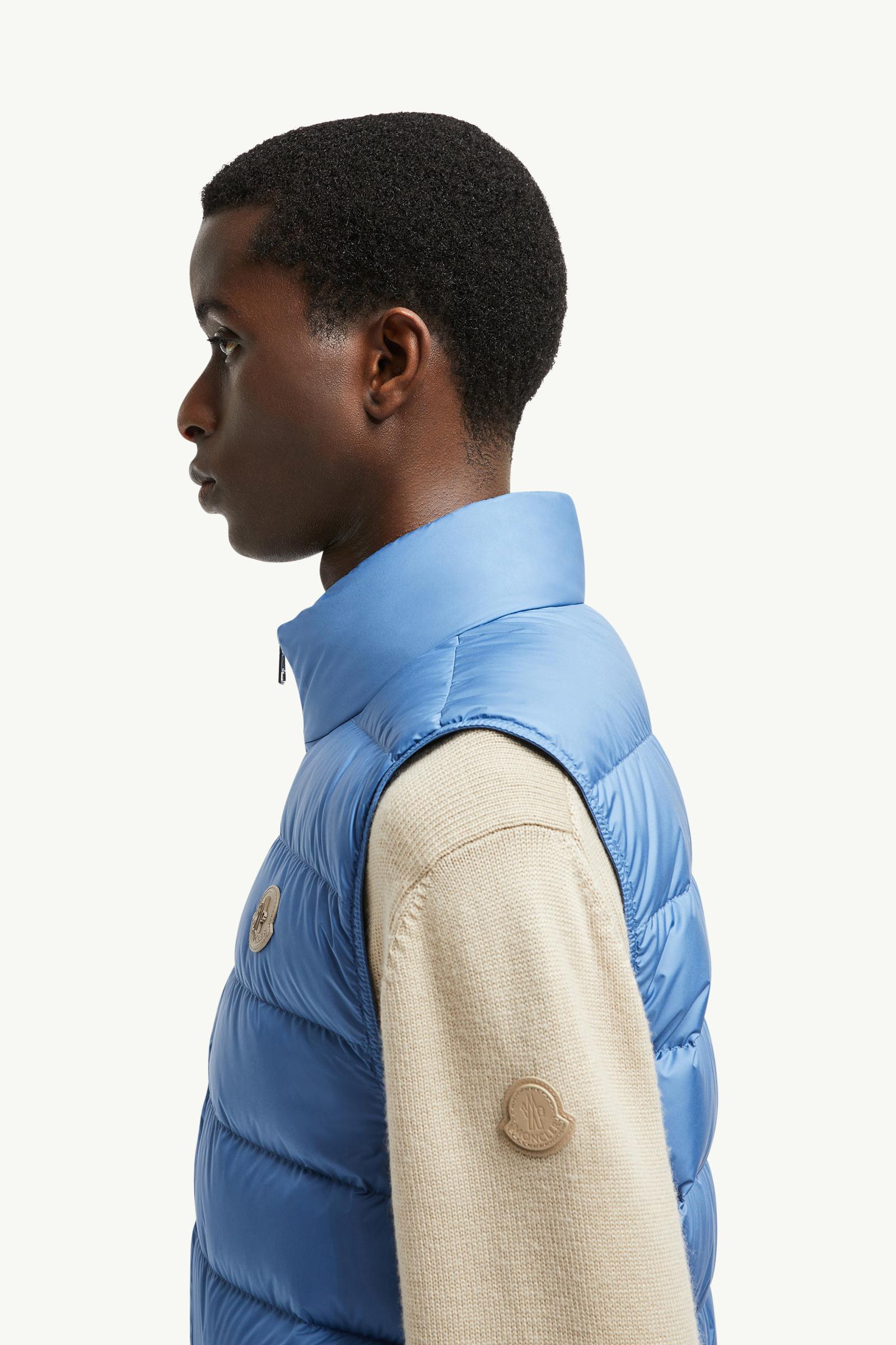 Light Blue Lechtal Down Gilet - test for test | Moncler FI