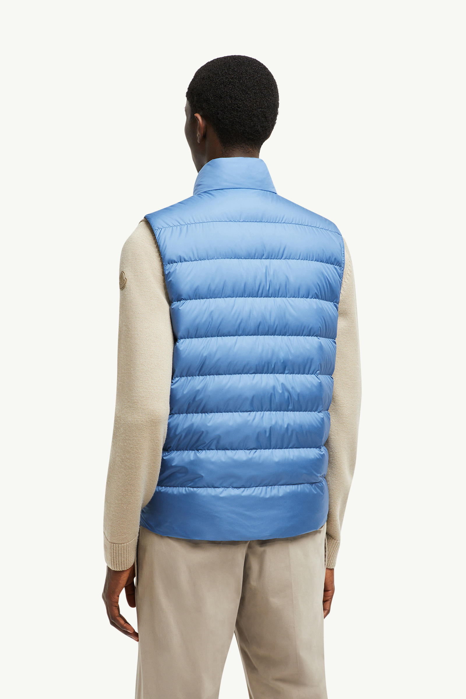 Lechtal Down Gilet Men Light Blue Moncler 4