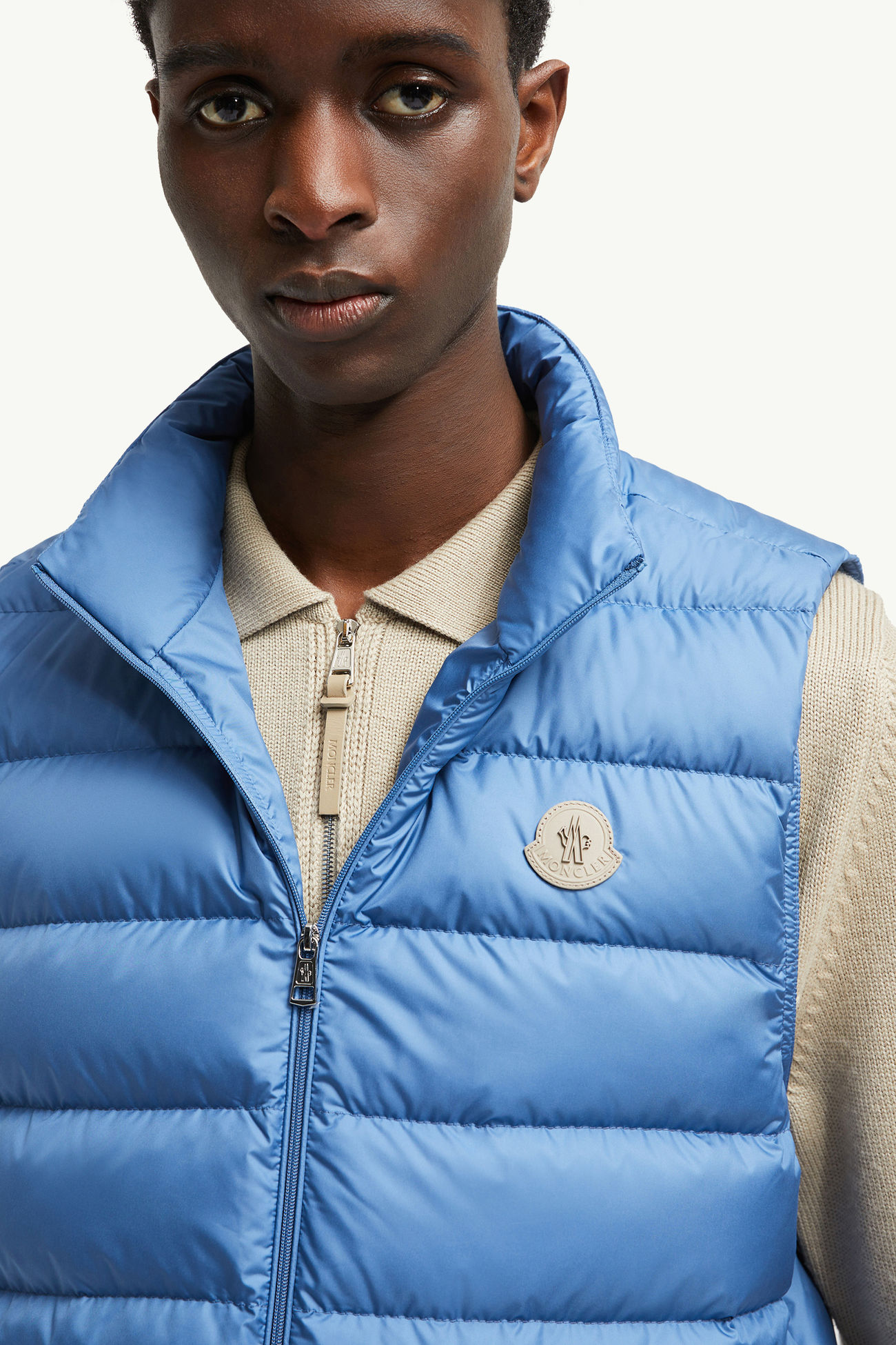 Chaleco plumífero Lechtal Hombre Azul claro Moncler 6