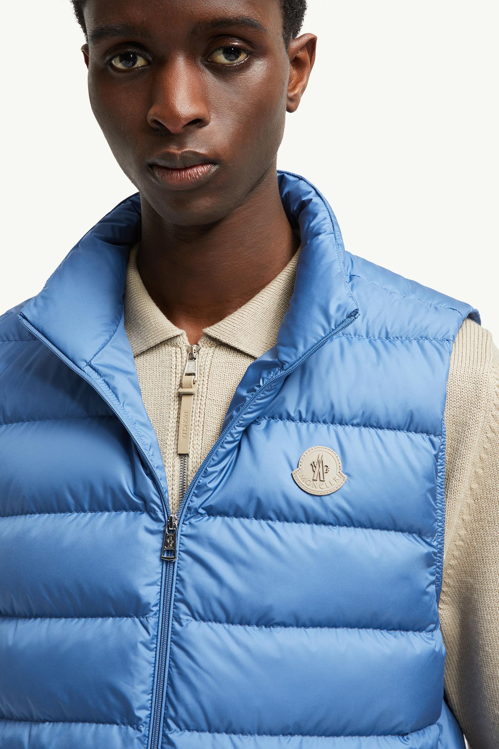 Light Blue Lechtal Down Gilet - test for test | Moncler FI