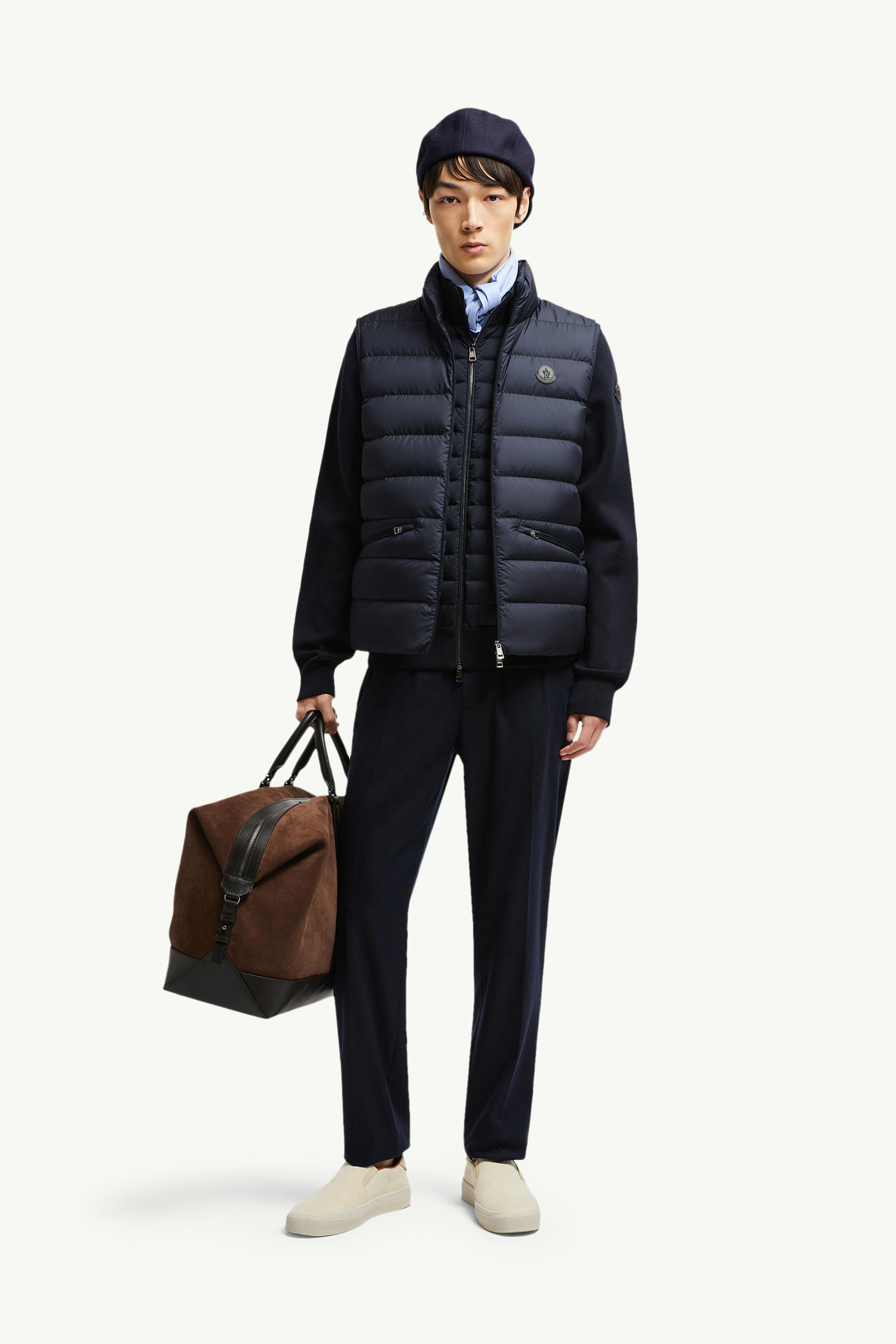 Doudoune sans manches Lechtal Hommes Bleu marine Moncler 0