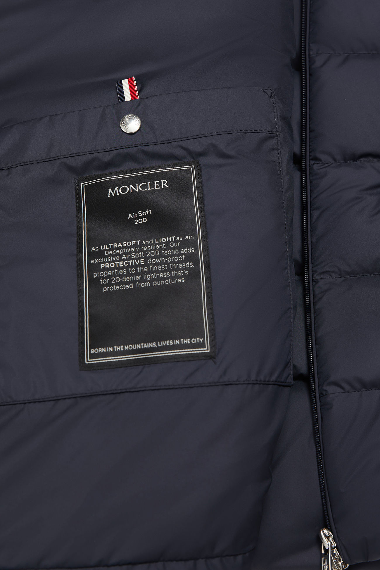 Gilet imbottito in piuma Lechtal Uomo Blu Navy Moncler 7