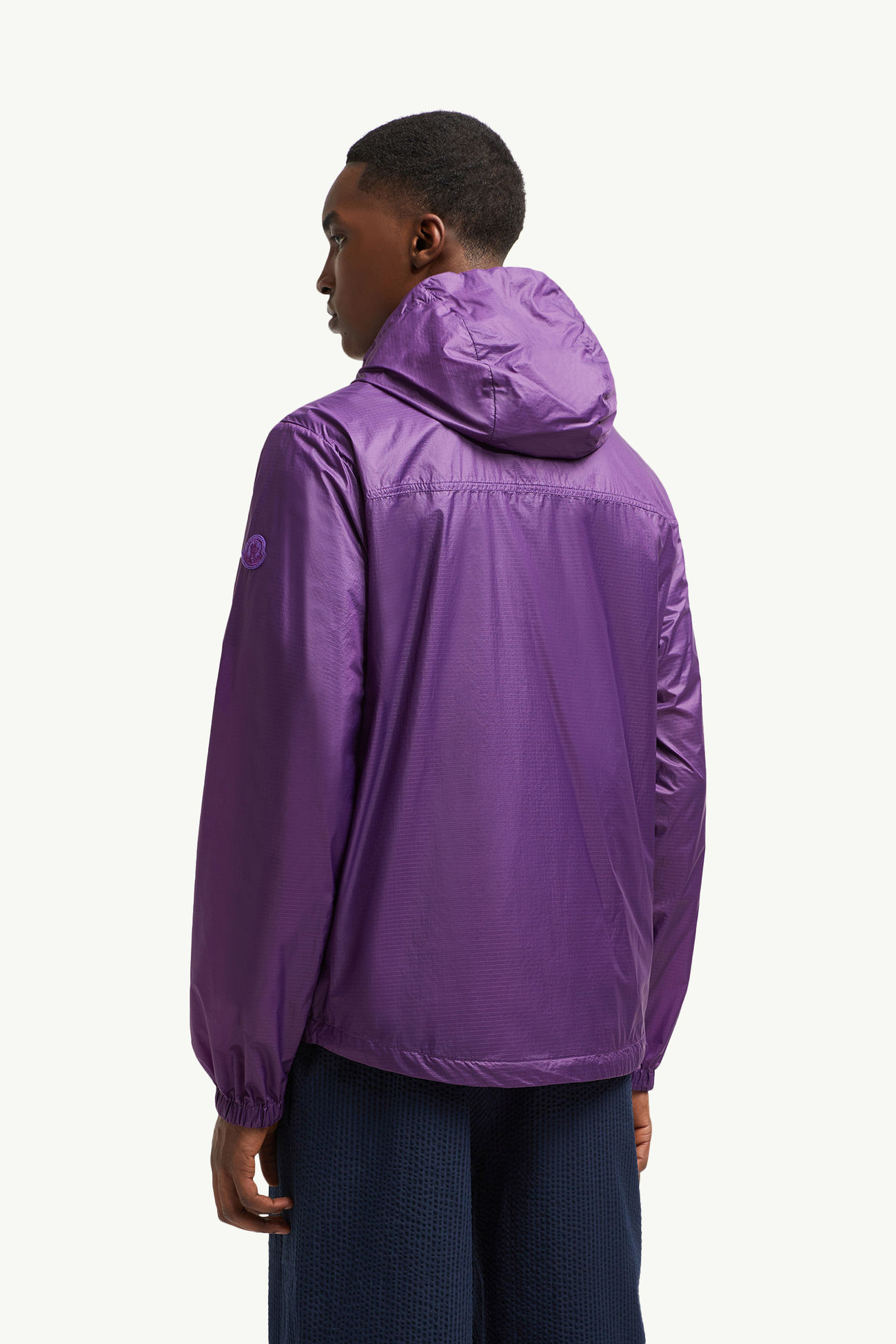 Lamo Hooded Jacket Men Purple Moncler 4