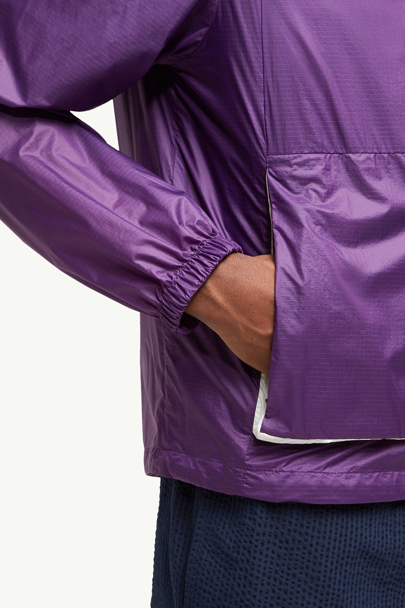Lamo Hooded Jacket Men Purple Moncler 6