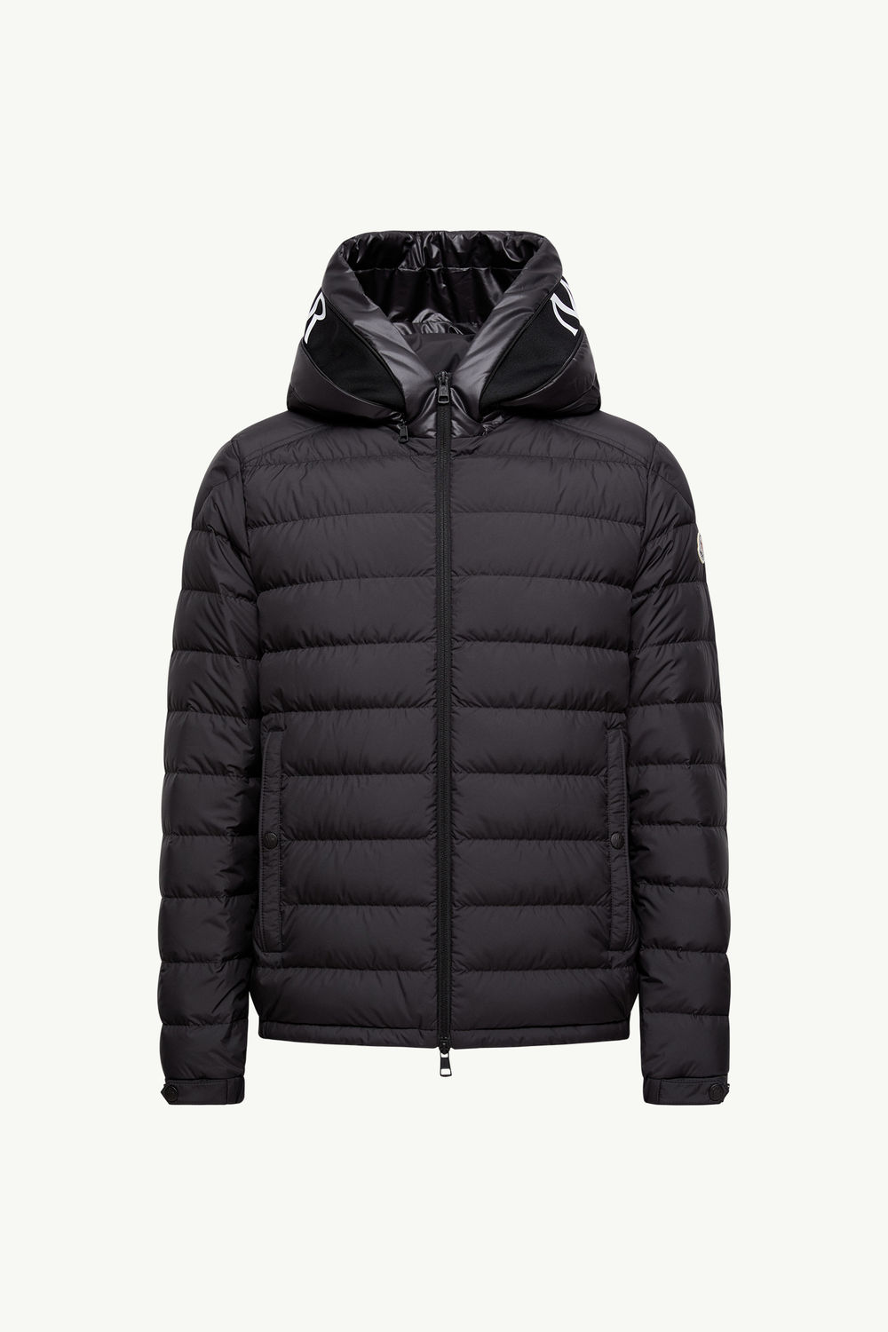 Chevrerie Hooded Short Down Jacket Men Black Moncler 2