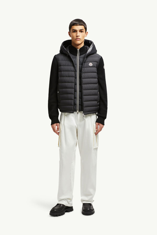 Bourget Hooded Down Gilet Men Black Moncler 0
