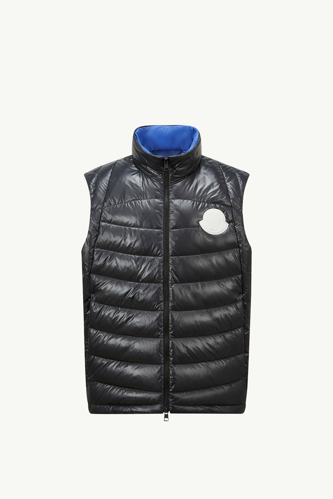 Menelao Hooded Curvy-Quilted Down Gilet Men Gray Moncler 2