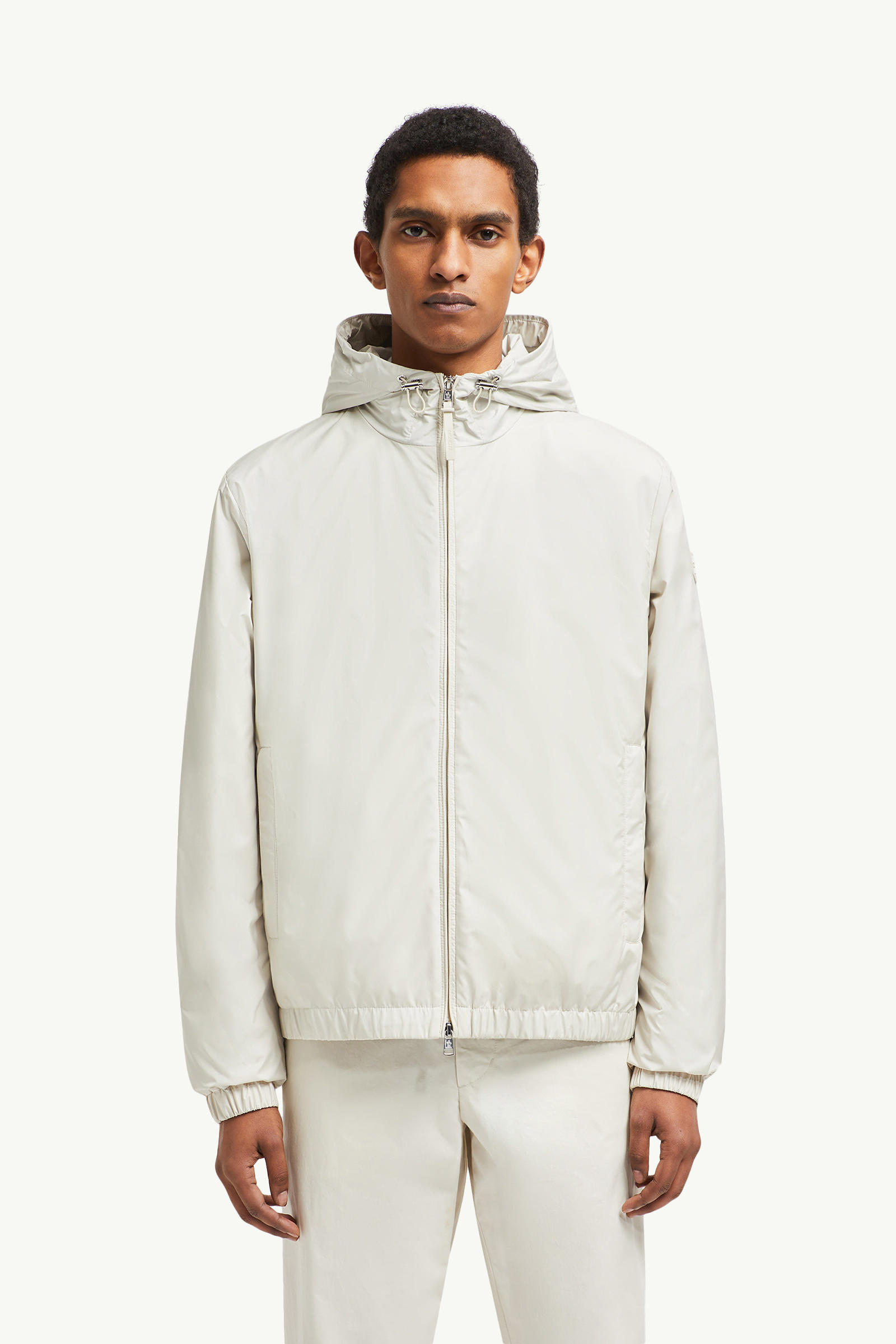 Domene Kapuzenjacke Windbreaker Herren Weiß-Elfenbein Moncler 3