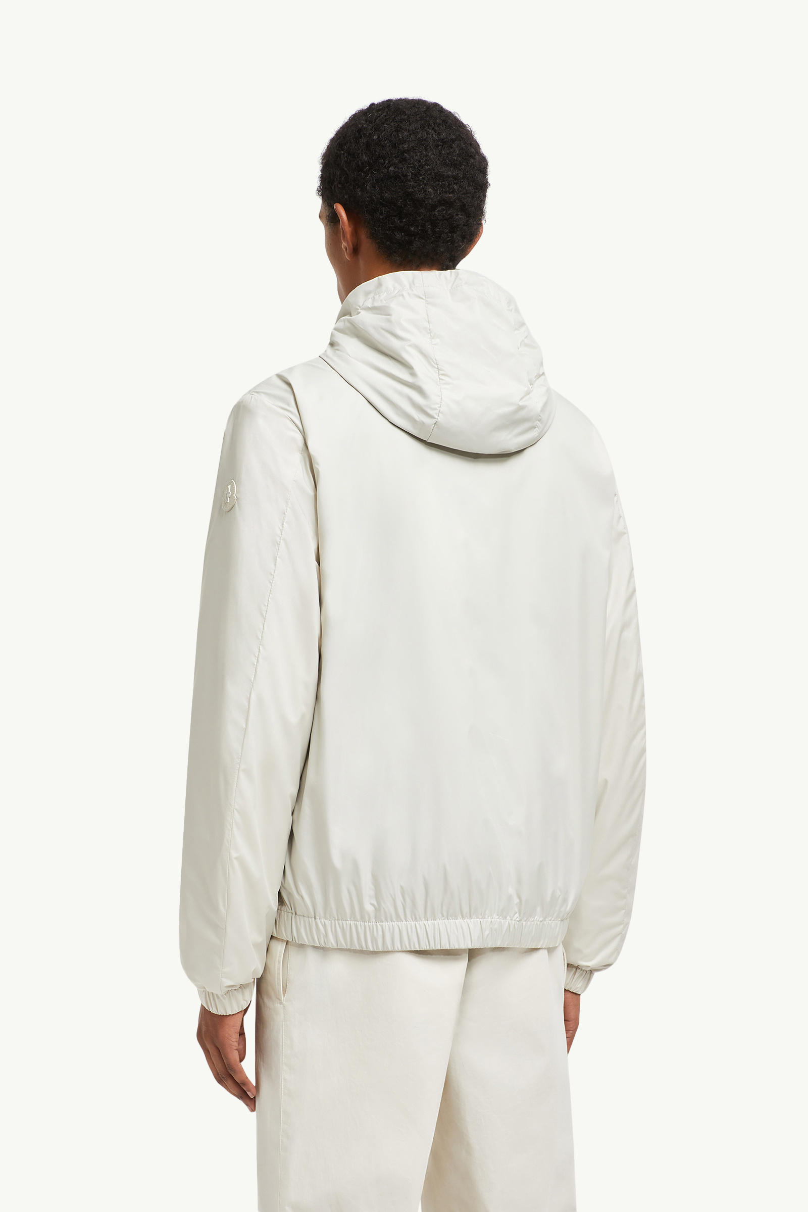 Domene Kapuzenjacke Windbreaker Herren Weiß-Elfenbein Moncler 4