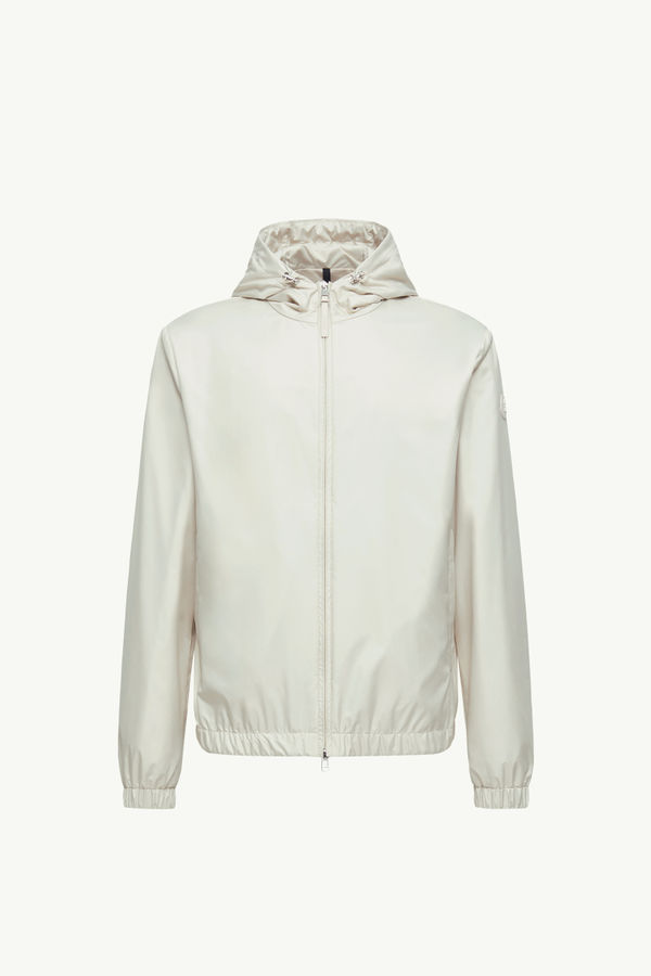 Domene Hooded Windbreaker Men White Ivory Moncler 2