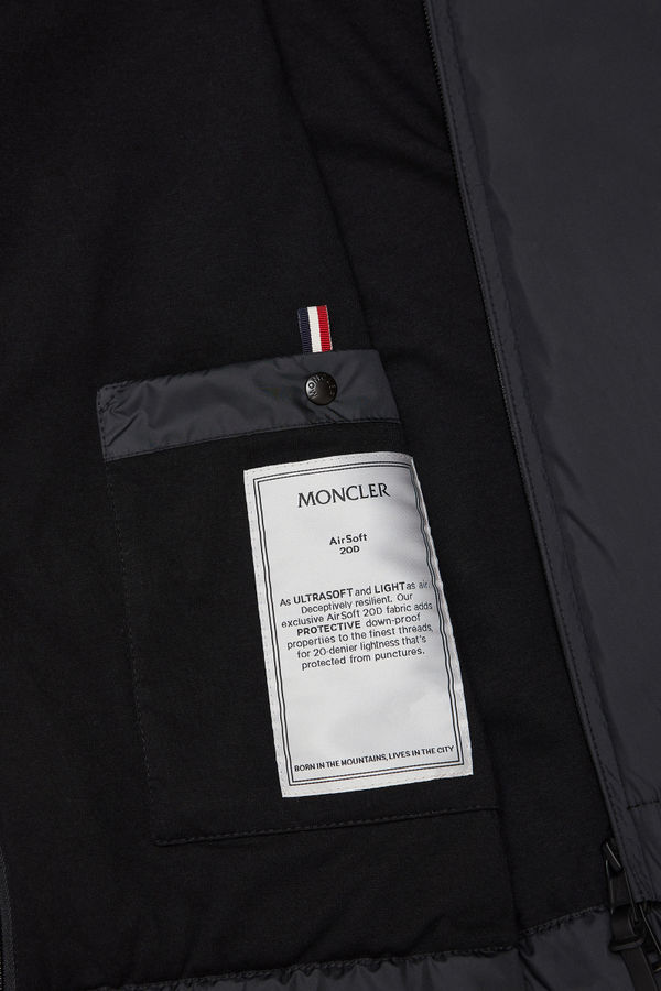 Domene Hooded Windbreaker Men Black Moncler 5