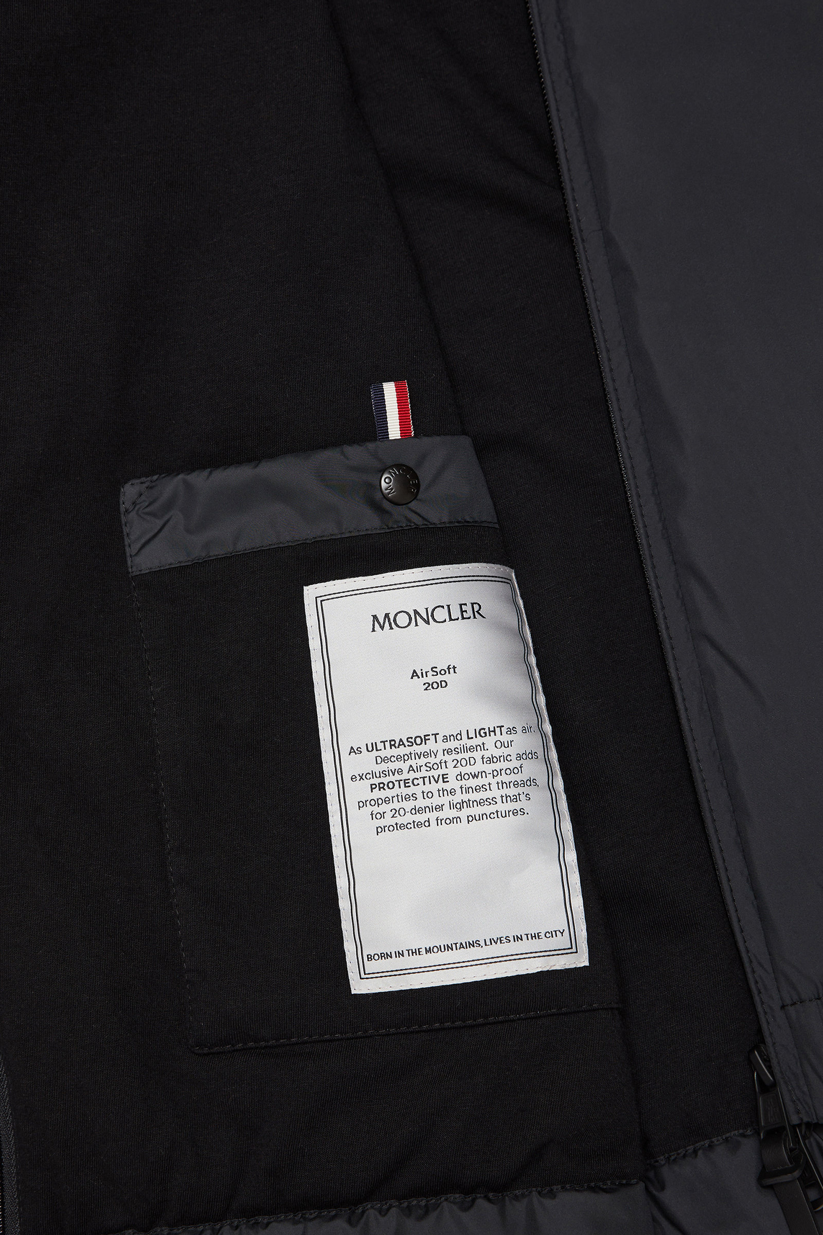 Domene Hooded Windbreaker Men Black Moncler 5