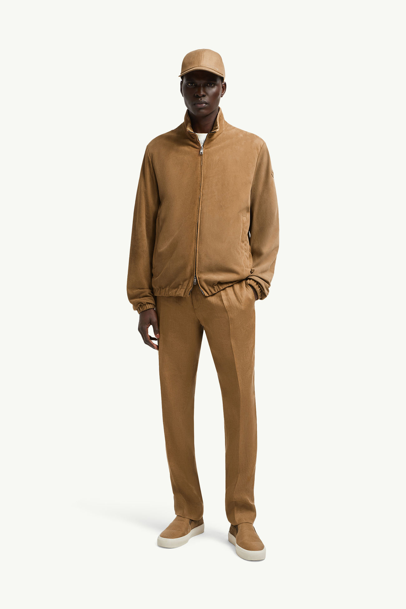 Chaqueta de ante reversible Turbat Hombre Beige Moncler 0