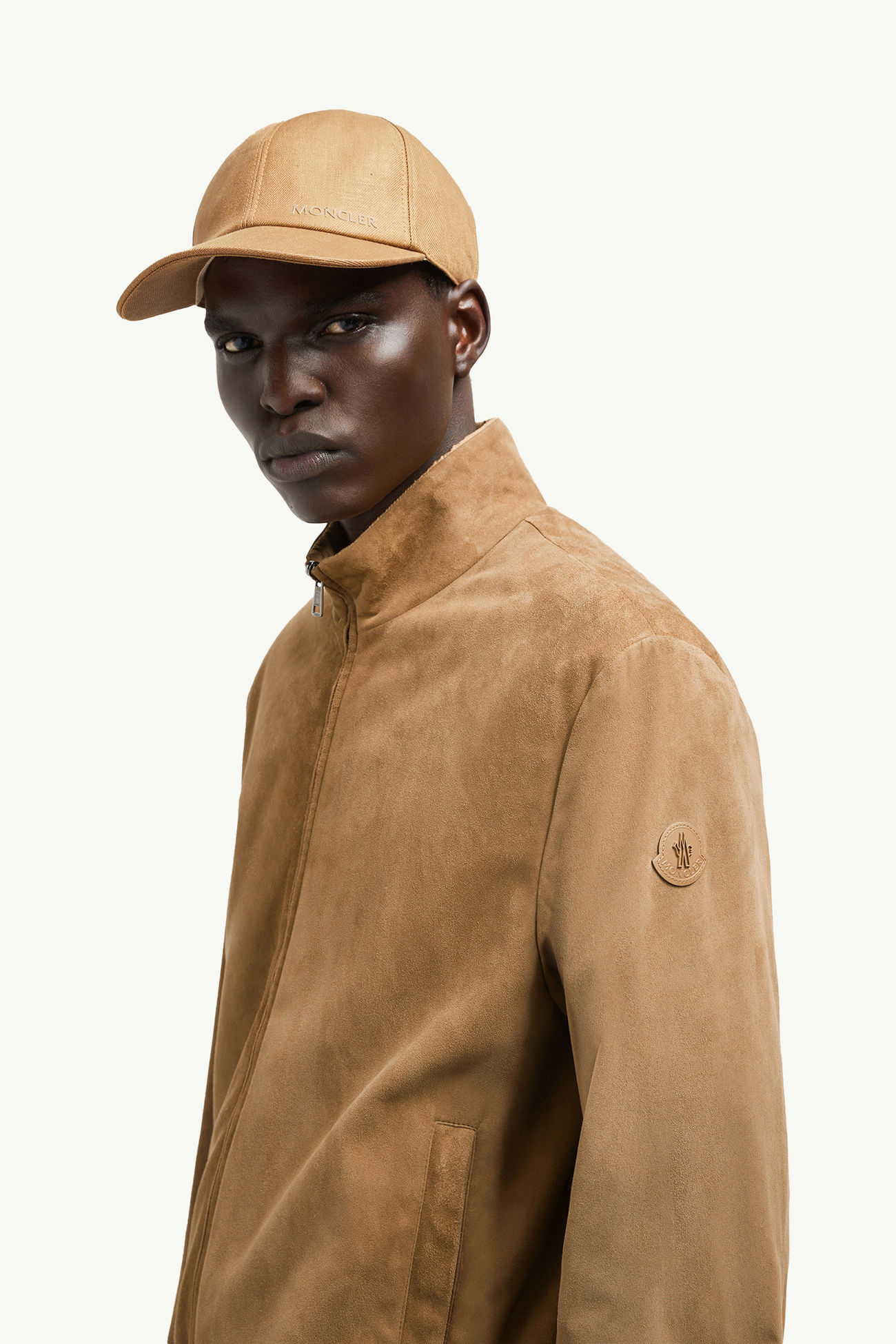 Turbat雙面麂皮外套 男士 米色 Moncler 1